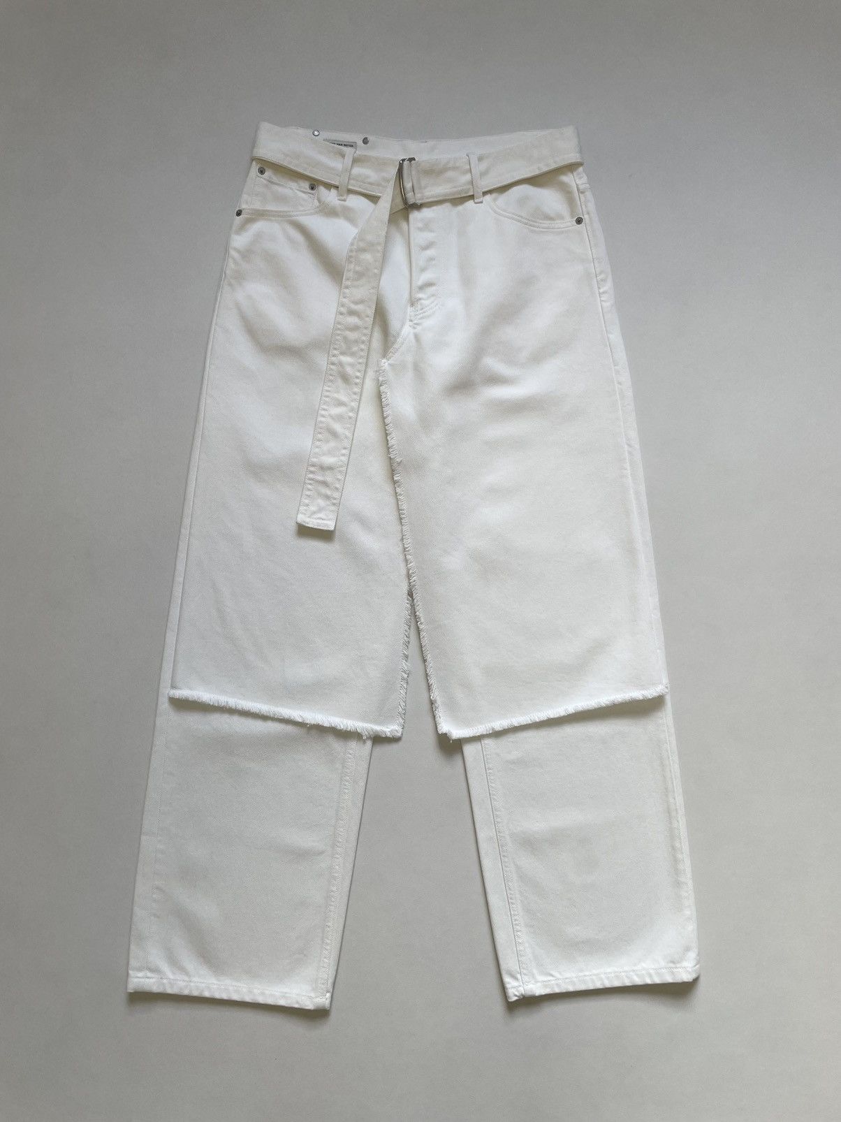 Dries Van Noten Wide Leg Double Layer ‘Skirt’ Denim Jeans Size US 32 / EU 48 - 22 Thumbnail
