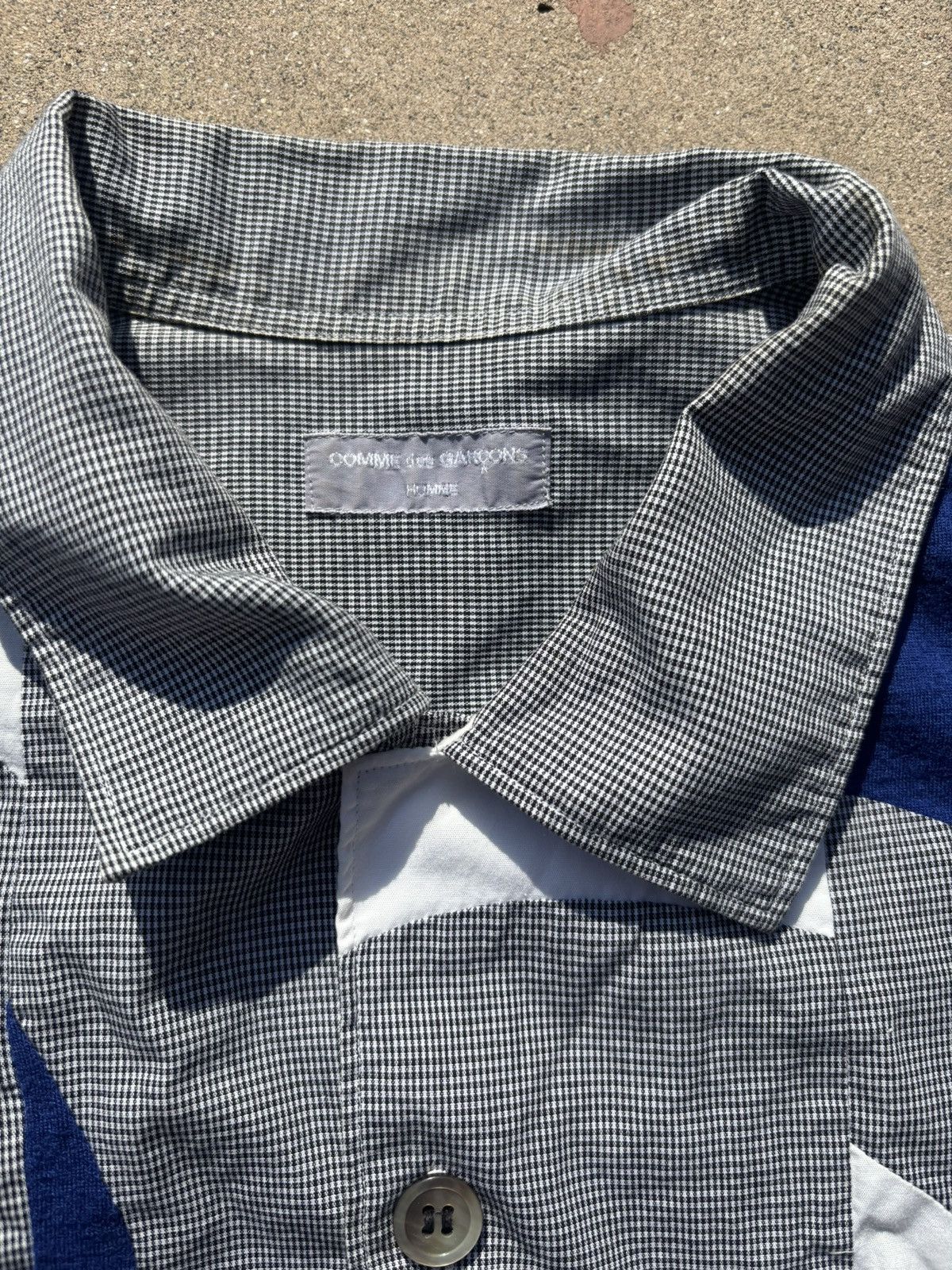 Comme des Garcons CDG HOMME MULTI CIRCLE SHIRT AD2002 SS2002 - FITS LARGE Size US L / EU 52-54 / 3 - 7 Thumbnail