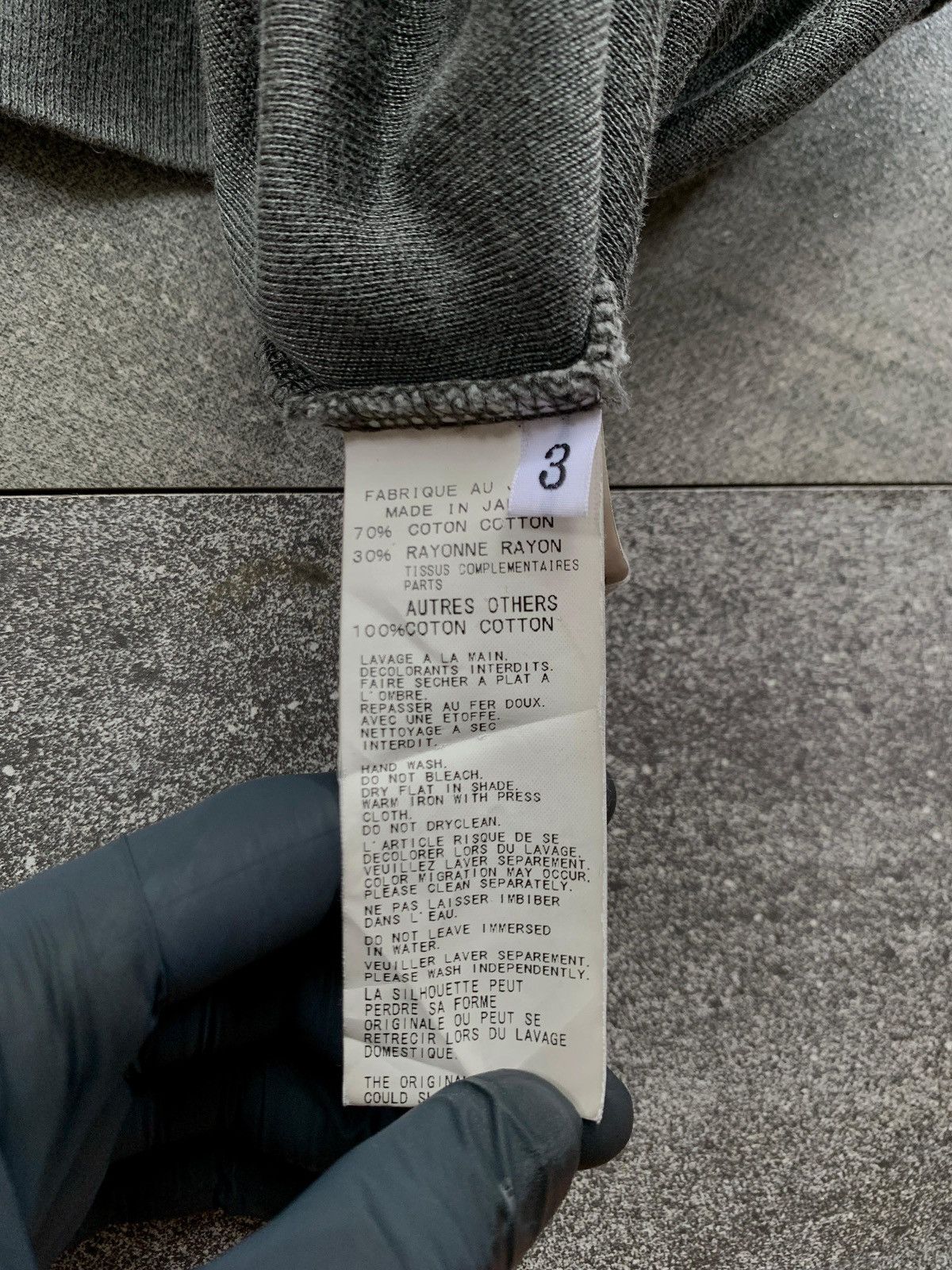 Yohji Yamamoto FREE TAX! YYPH Faded Rayon Blend Crewneck Size US L / EU 52-54 / 3 - 8 Thumbnail