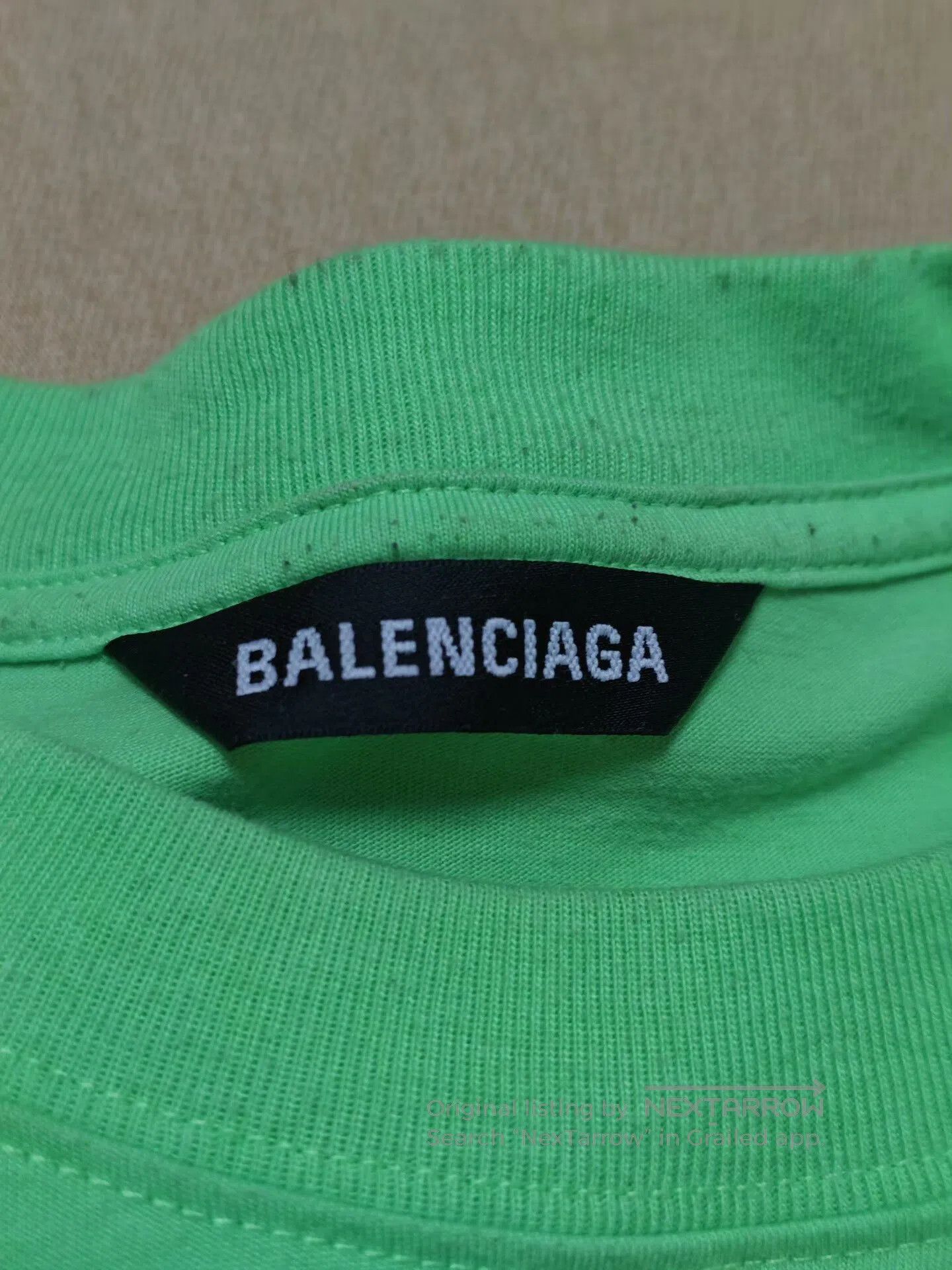 Balenciaga balenciaga green short sleeve t-shirt uni. Size US S / EU 44-46 / 1 - 2 Thumbnail