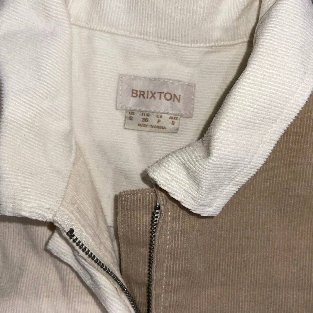 Brixton Doug's Hood River Mersey Coverall Dove Vanilla Jumpsuit NWT Size 26" / US 2 / IT 38 - 3 Thumbnail