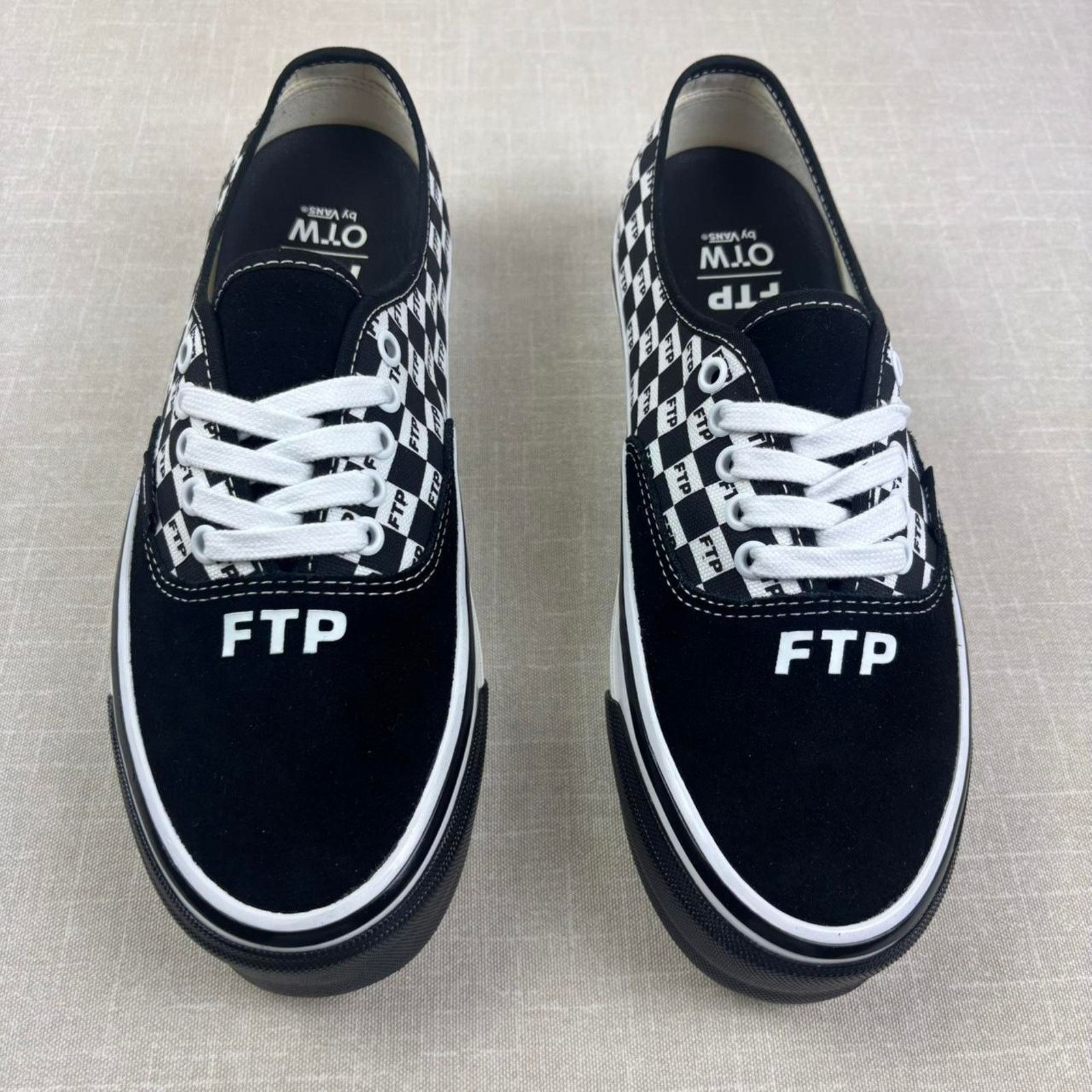 Fuck The Population 🏁 Vans x FTP Authentic 44 "Checkerboard" 9.5M Size US 9.5 / EU 42-43 - 3 Thumbnail