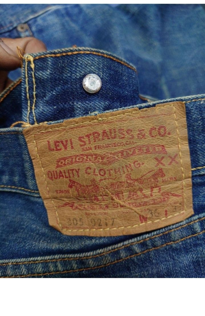 Levi's True Vtg 60/70's Levi’s 805 top No. 8 nonselvedged Capital E Size US 36 / EU 52 - 7 Thumbnail