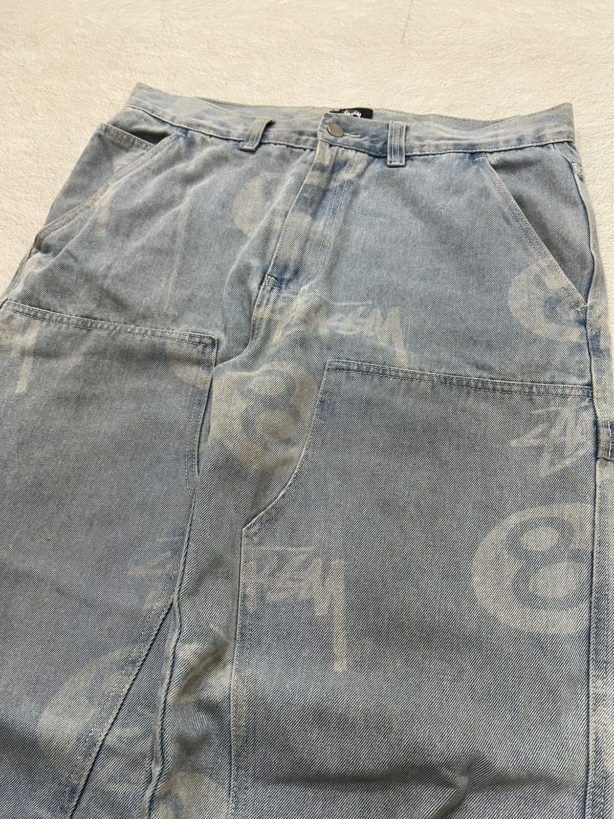 Stussy 2000s Stussy 8ball Monogram Iconic Carpenter Jeans Pants y2k Size US 32 / EU 48 - 5 Thumbnail