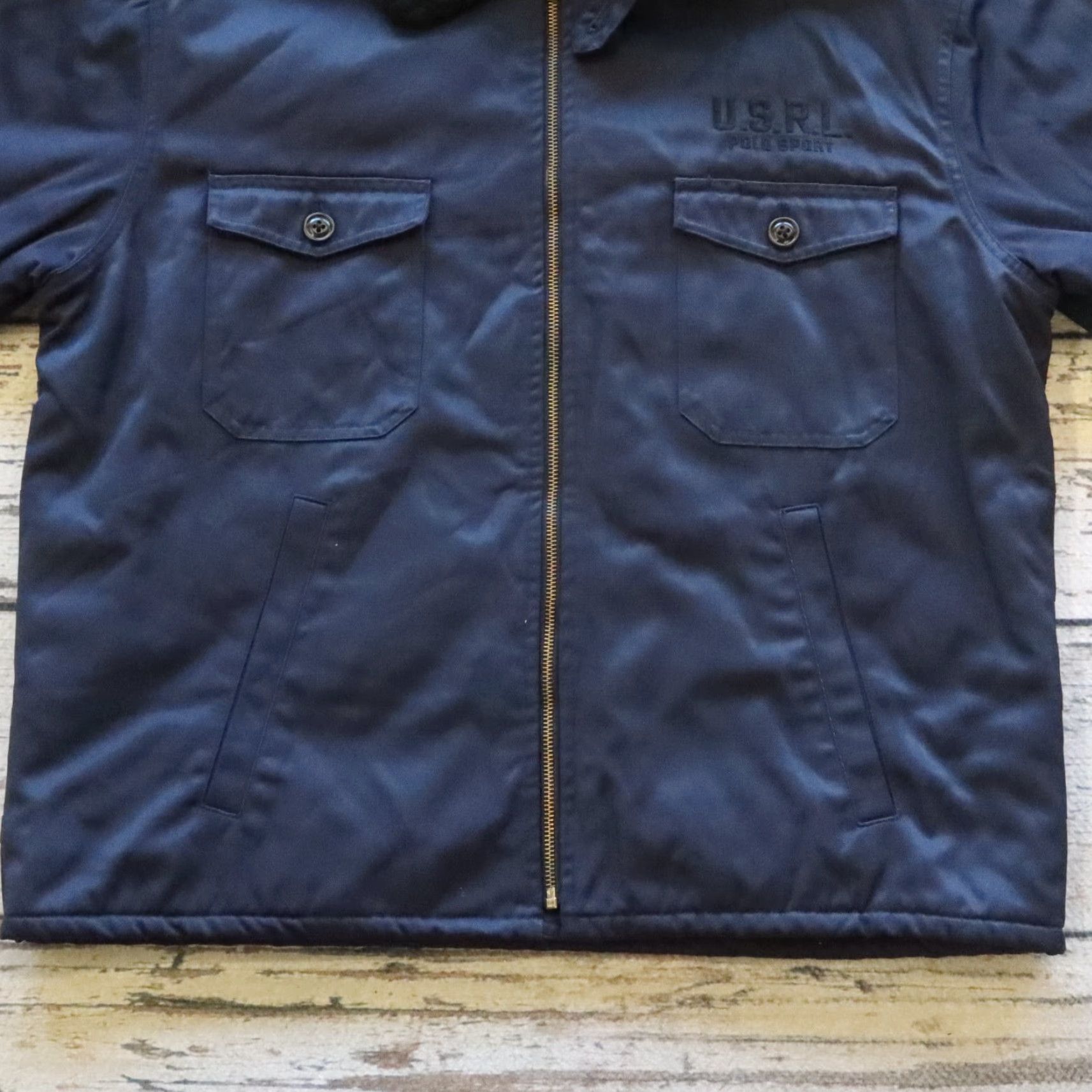 Vintage VINTAGE Polo Sport Ralph Lauren Bomber Jacket Men M Blue Size US M / EU 48-50 / 2 - 3 Thumbnail