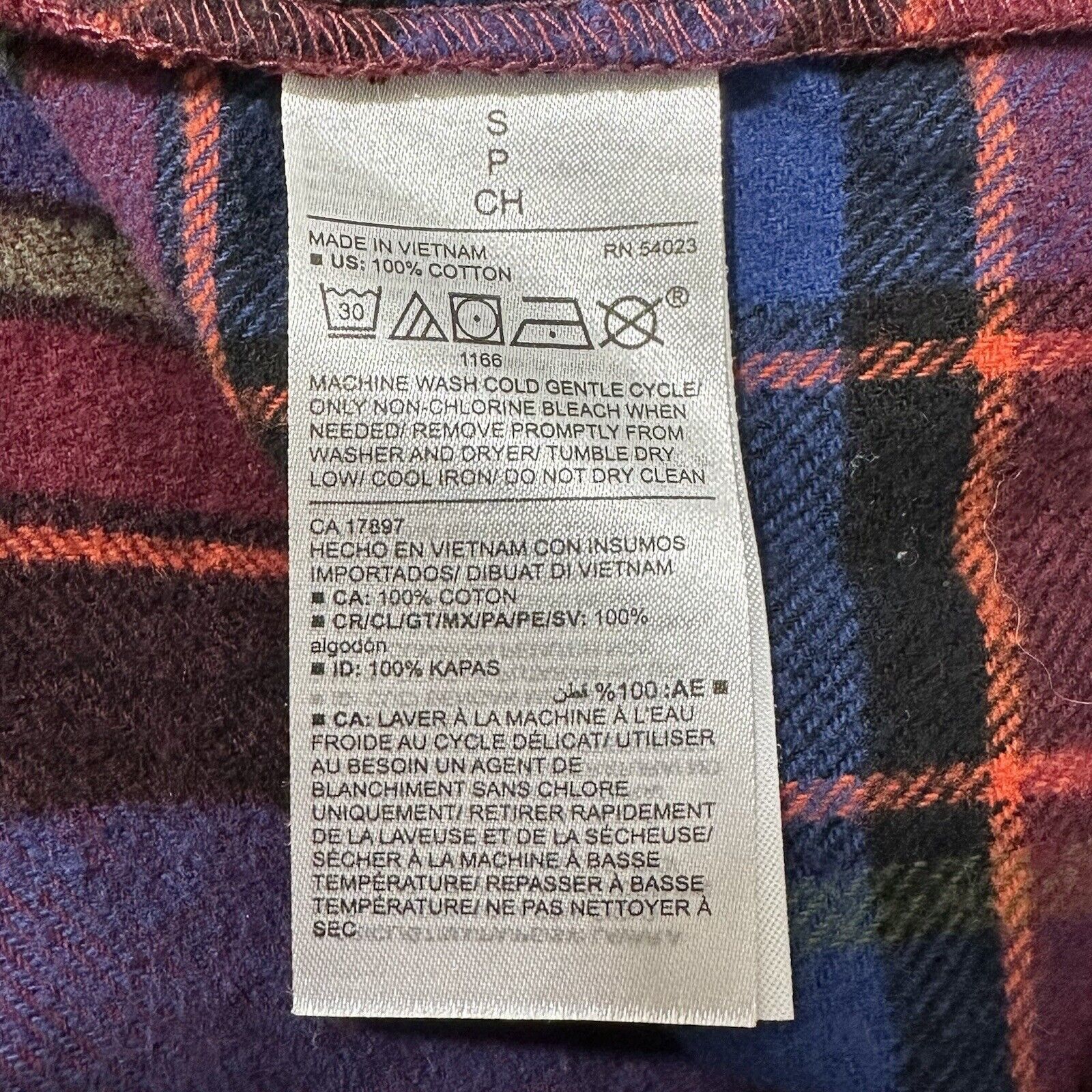 Old Navy Old Navy Small Boyfriend Shirt Flannel Button Down Plaid Size S / US 4 / IT 40 - 4 Thumbnail