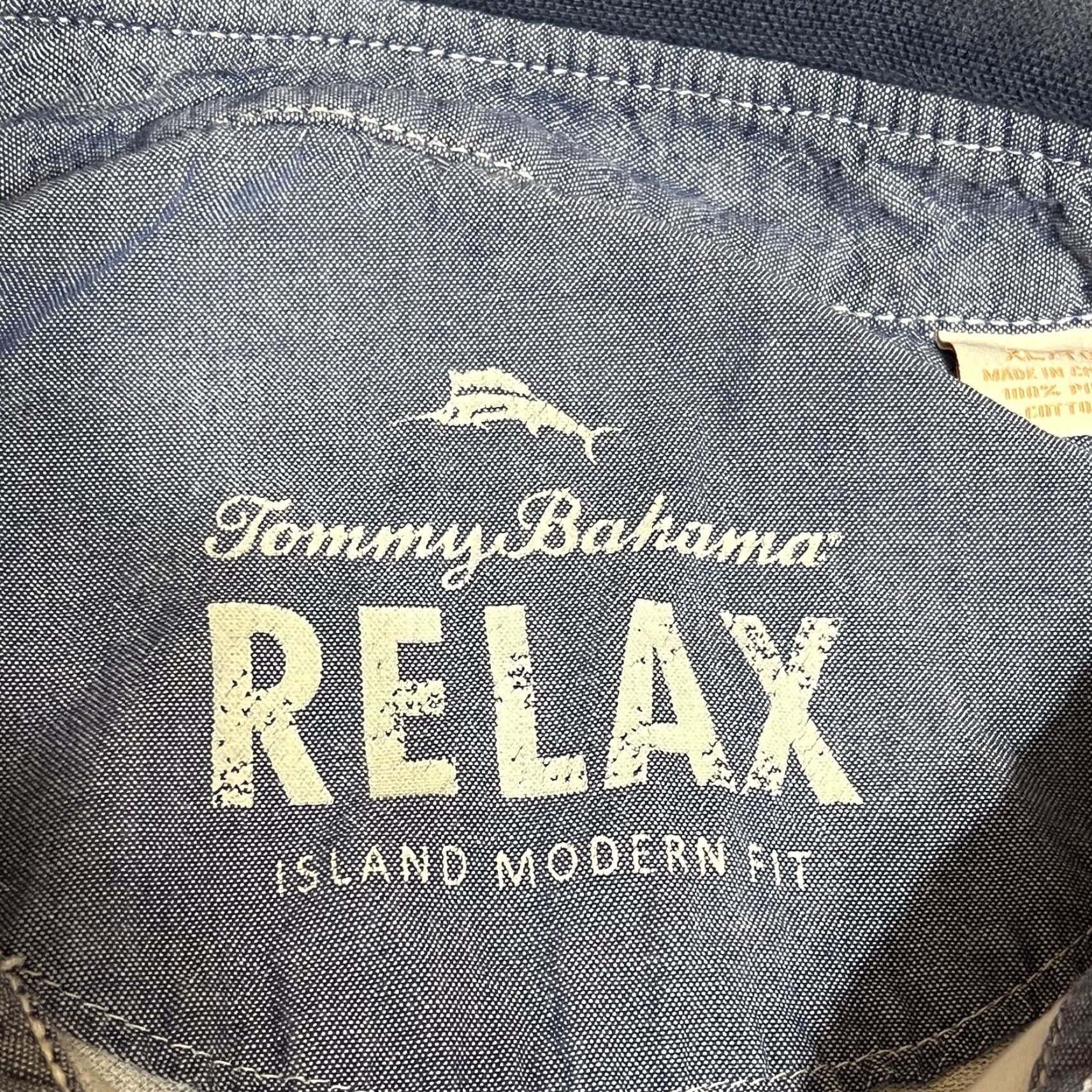 Tommy Bahama Tommy Bahama Polo Shirt Men XL Island Modern Fit 100% Cotton Blue Striped Polo Shirt Casual Travel Men Size US XL / EU 56 / 4 - 7 Thumbnail