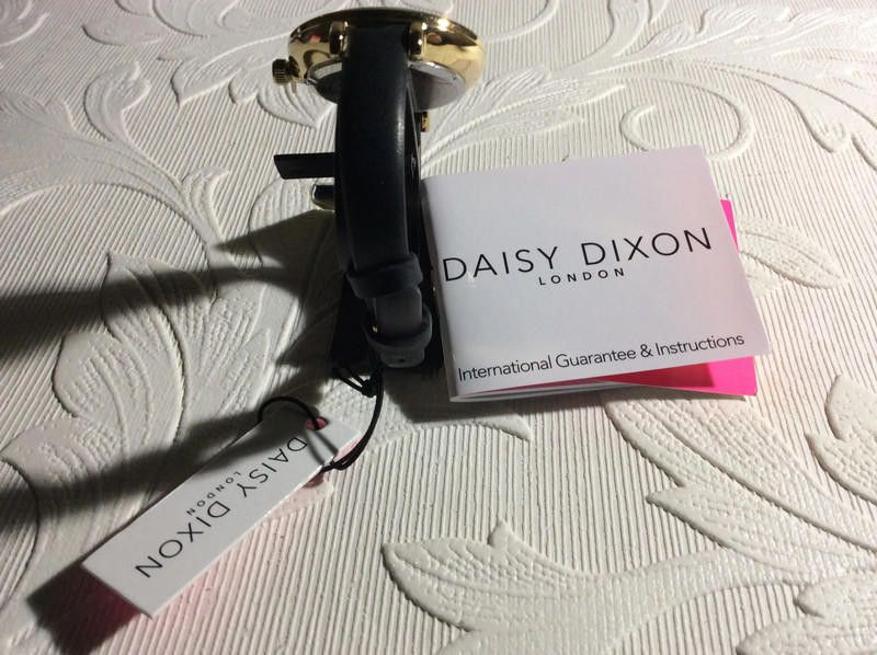 Designer Daisy Dixon black dial black leather strap watch Size ONE SIZE - 4 Thumbnail