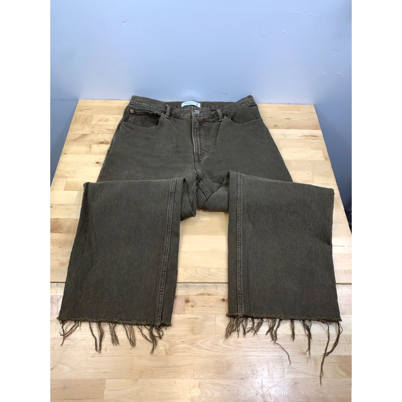 Abercrombie & Fitch Abercrombie & Fitch The 90's Relaxed Jeans High Rise Womens 30/10s 11112 Jeans Brown Denim 90s City Womens Straight High Rise 30 Jeans Size 30" / US 8 / IT 44 - 2 Thumbnail