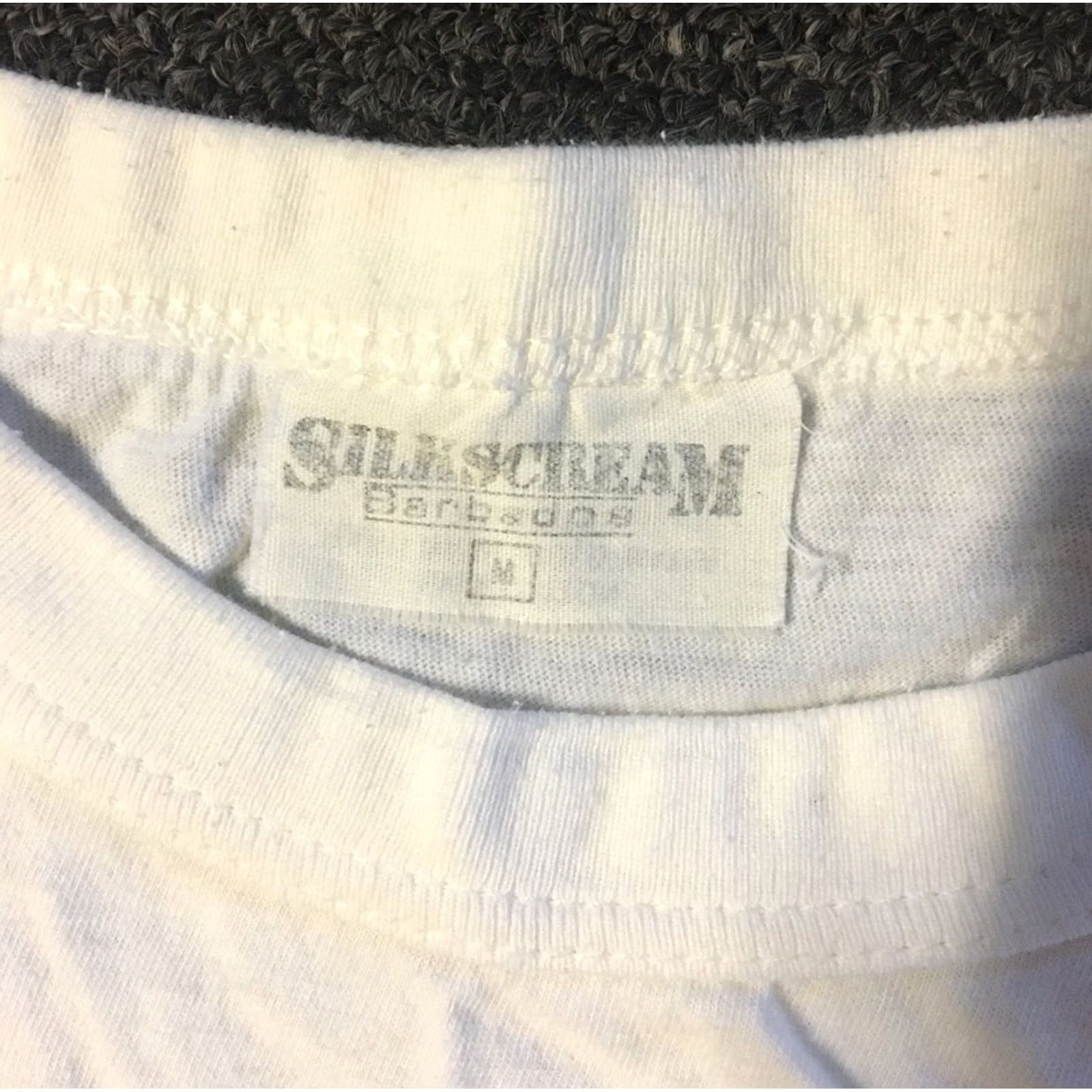 Vintage VINTAGE Barbados Surf Shirt S White Graphic Tee Mens 80s 90s Tropical Beach Vaporwave Billabong Quiksilver Surfing Ocean Sunset Size US S / EU 44-46 / 1 - 7 Thumbnail