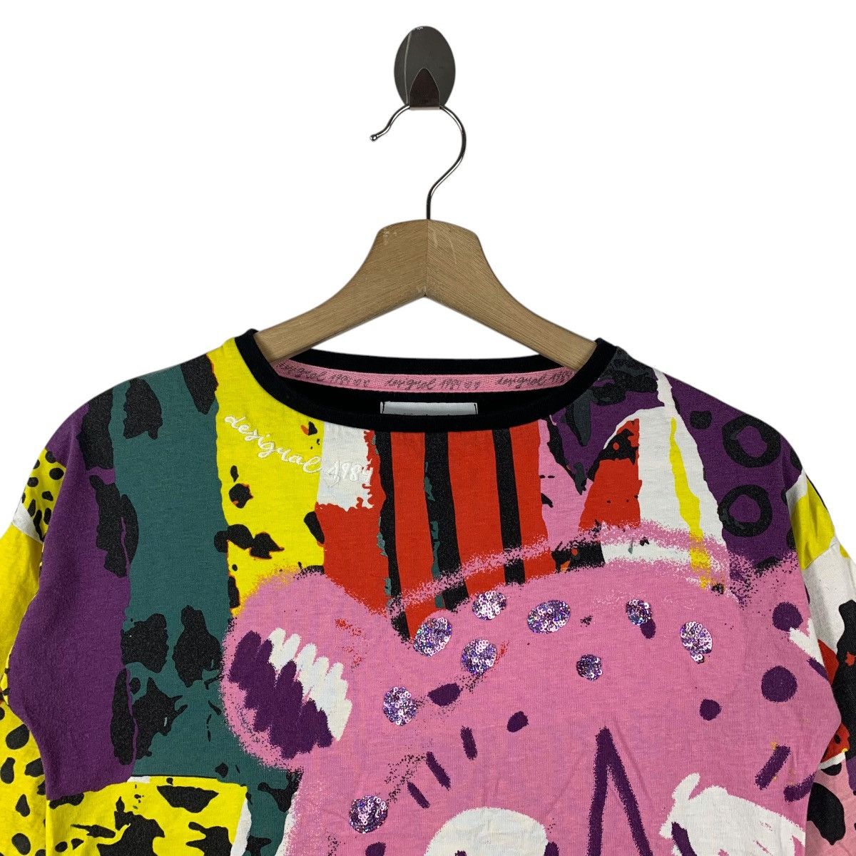 Desigual × Japanese Brand DESIGUAL full printed art japanesebrand long sleeve tee Size S / US 4 / IT 40 - 2 Thumbnail