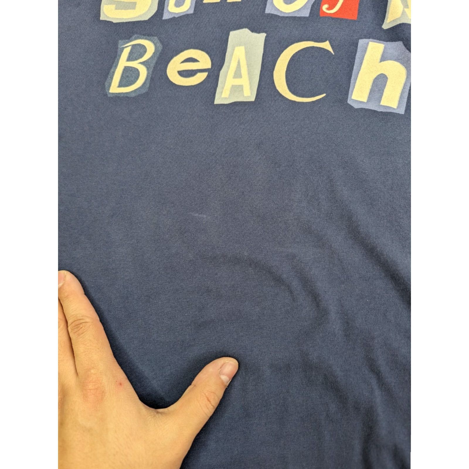 Tori Richard Tori Richard T-Shirt Navy 100% Cotton Mens XL Hawaiian Fish Outdoor Logo Crew Neck Short Sleeve Size US XL / EU 56 / 4 - 7 Thumbnail