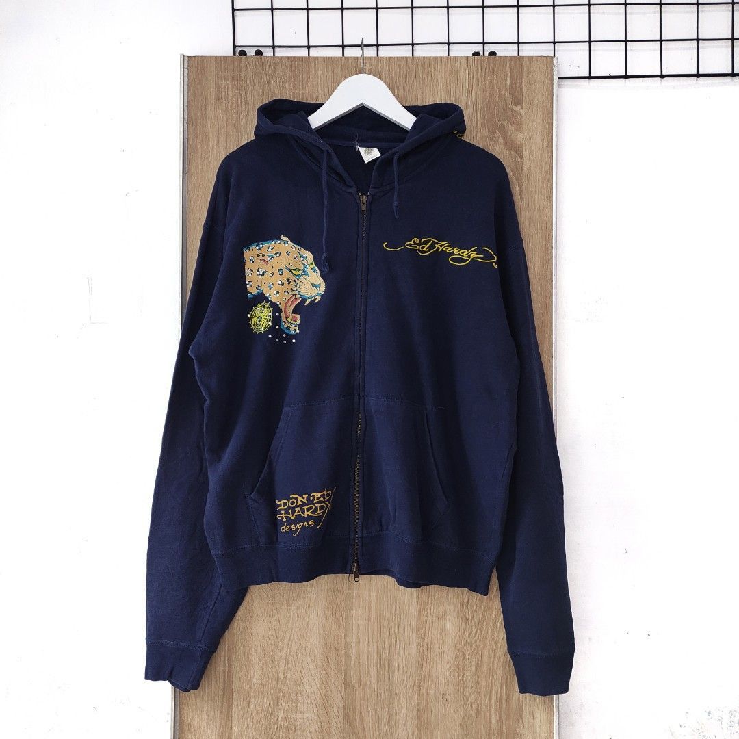 Beauty Beast × Hysteric Glamour × Japanese Brand Ed hardy hoodie print Iswn retro punk style Size US L / EU 52-54 / 3 - 2 Thumbnail