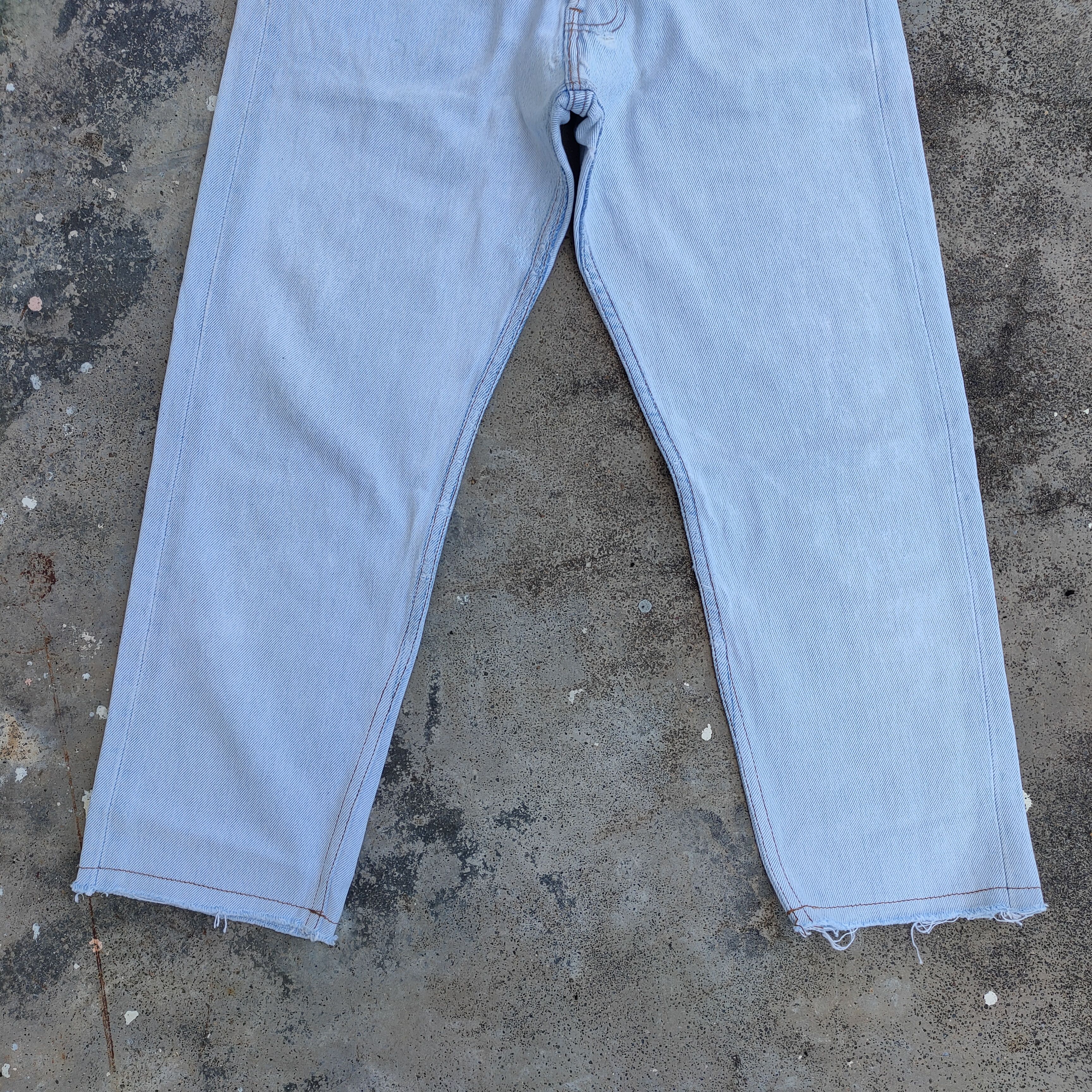 Atelier & Repairs × Jean × Levi's VINTAGE LEVI'S 501 ATELIER REPAIR JEANS DENIM PANTS Size US 27 - 4 Thumbnail