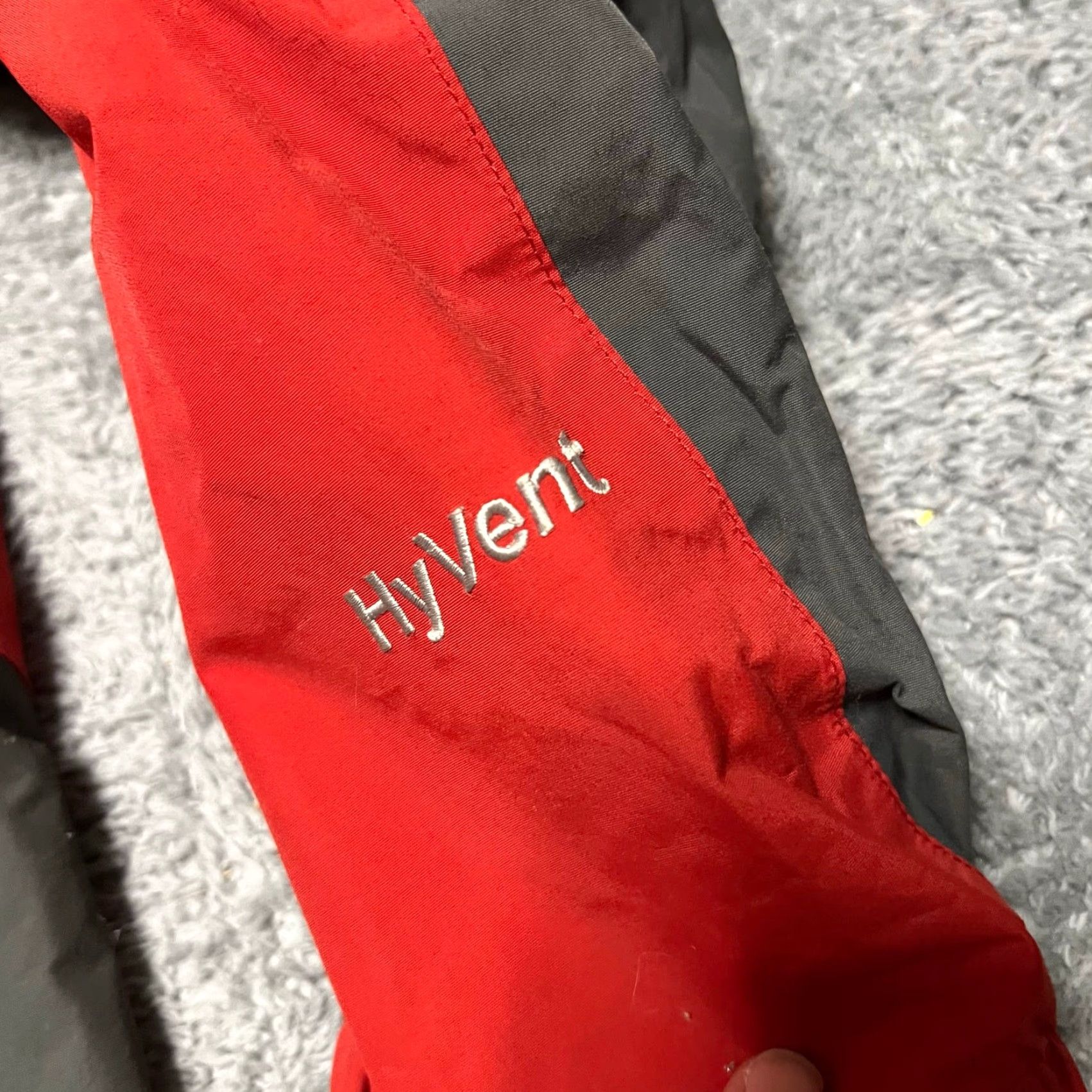 The North Face The North Face Coat Mens Medium HyVent Ski Shell Jacket Red Black Nylon Hooded Mens Size US M / EU 48-50 / 2 - 3 Thumbnail