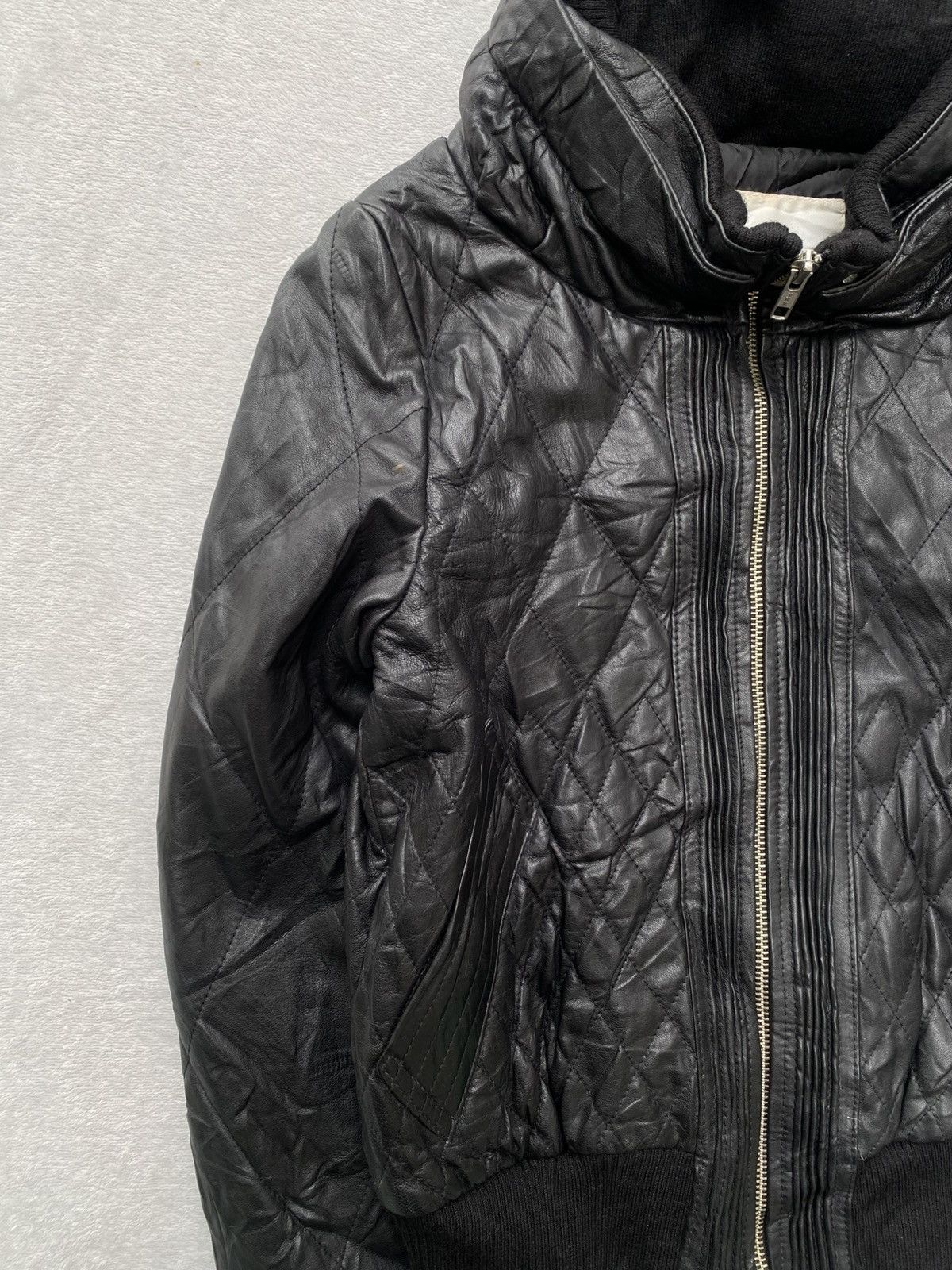 Enchantment 2000s- Enchantment? -Bono Quilted Leather Jacket Size S / US 4 / IT 40 - 9 Thumbnail