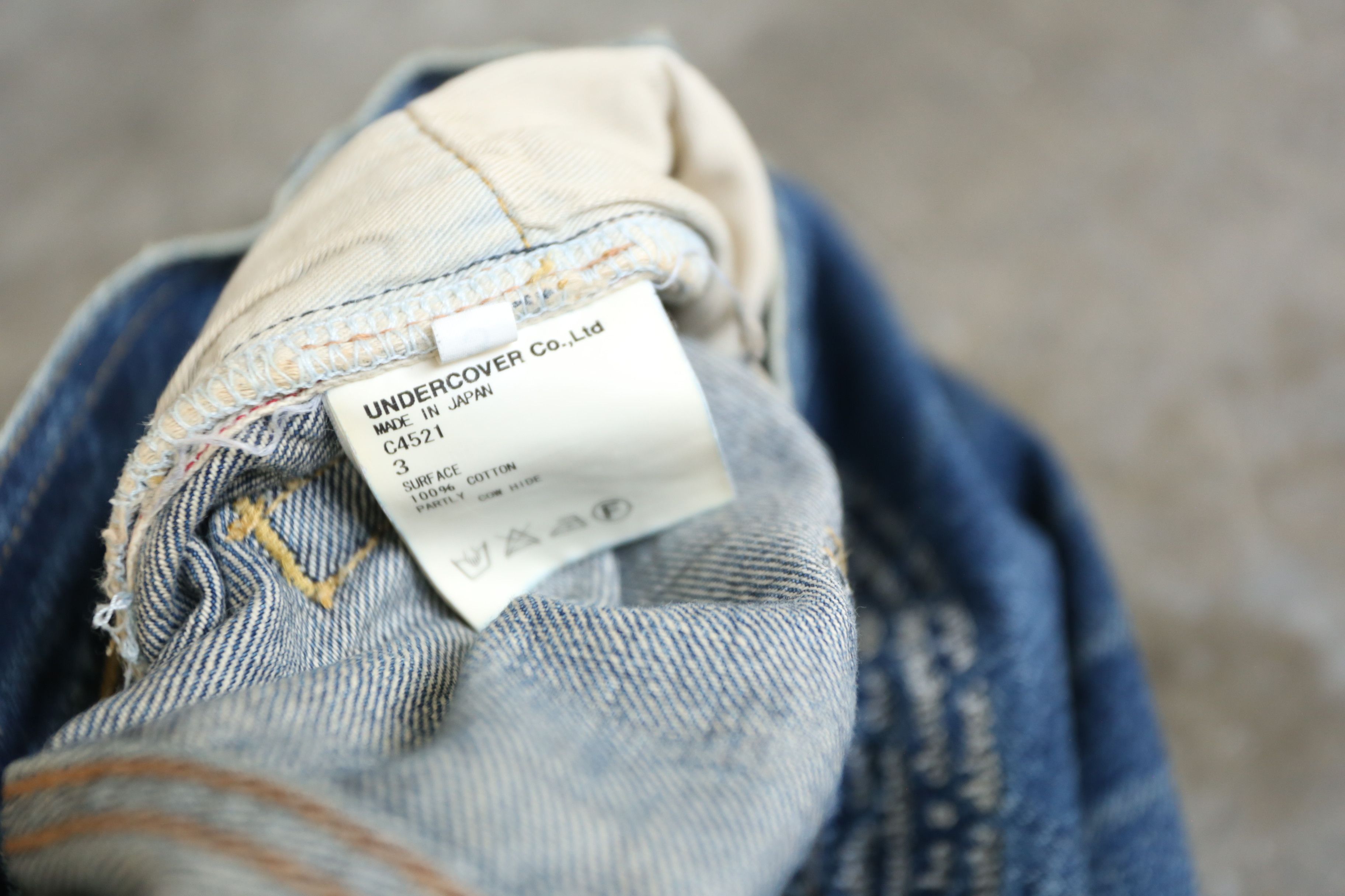 Undercover Undercover - S/S 09 - "Neo Boy" Patti Smith Poem Denim Jean Size US 30 / EU 46 - 12 Thumbnail