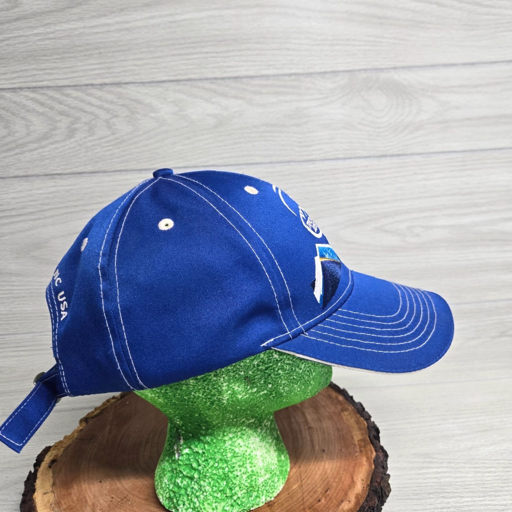 Vintage VINTAGE North Carolina Horse Ball Cap Hat Adult Adjustable Blue Cotton Country 2018 Unisex Size ONE SIZE - 3 Thumbnail