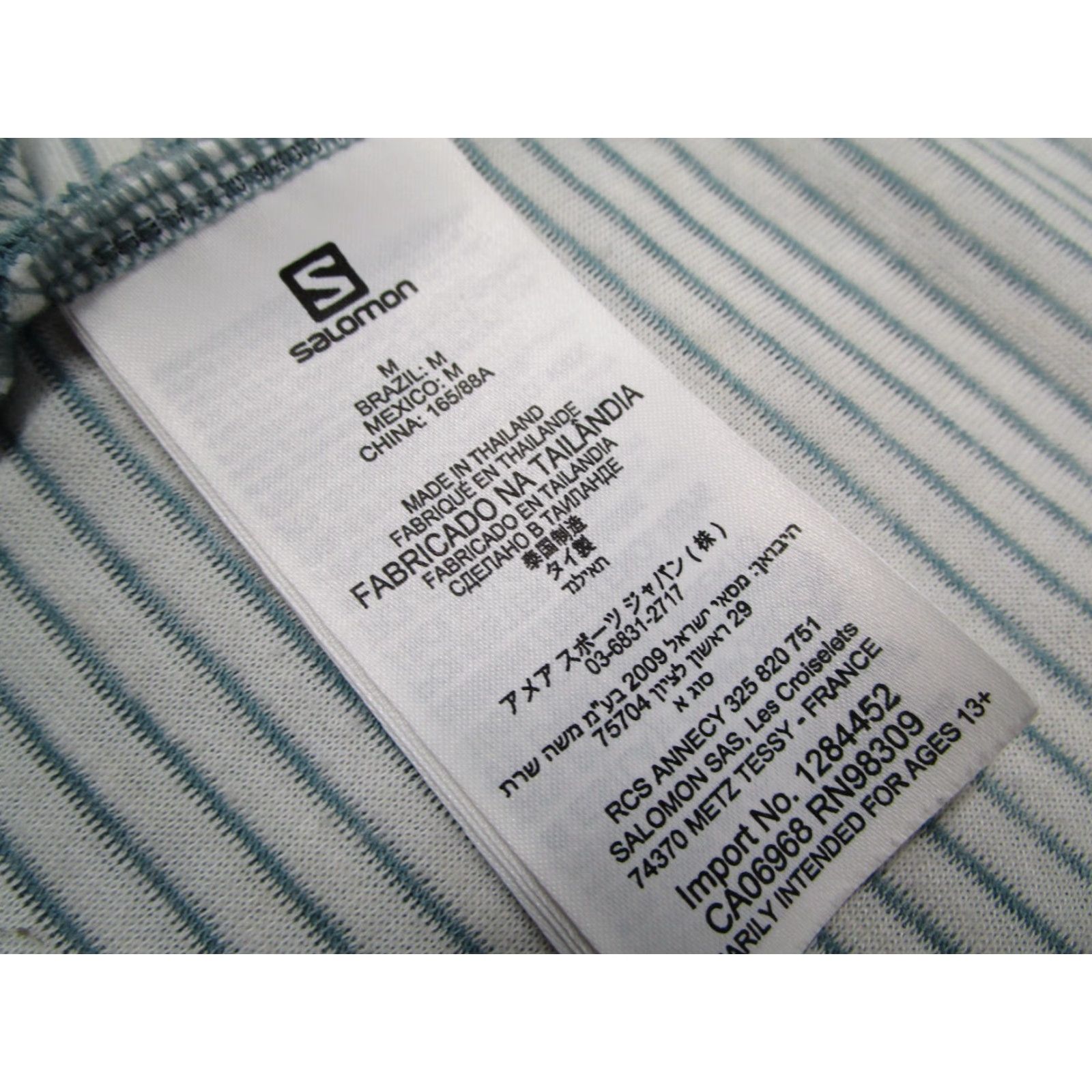 Salomon Salomon Jacket Womens Medium Blue Pertex Quantum Full Zip Hooded Wind-Resistant Pockets Nature Ski Salt Size M / US 6-8 / IT 42-44 - 4 Thumbnail