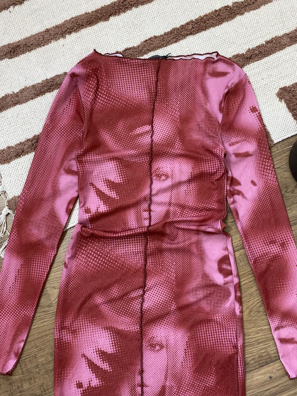 Vintage JEAN PAUL GAULTIER STYLE MESH DRESS Size S / US 4 / IT 40 - 4 Thumbnail