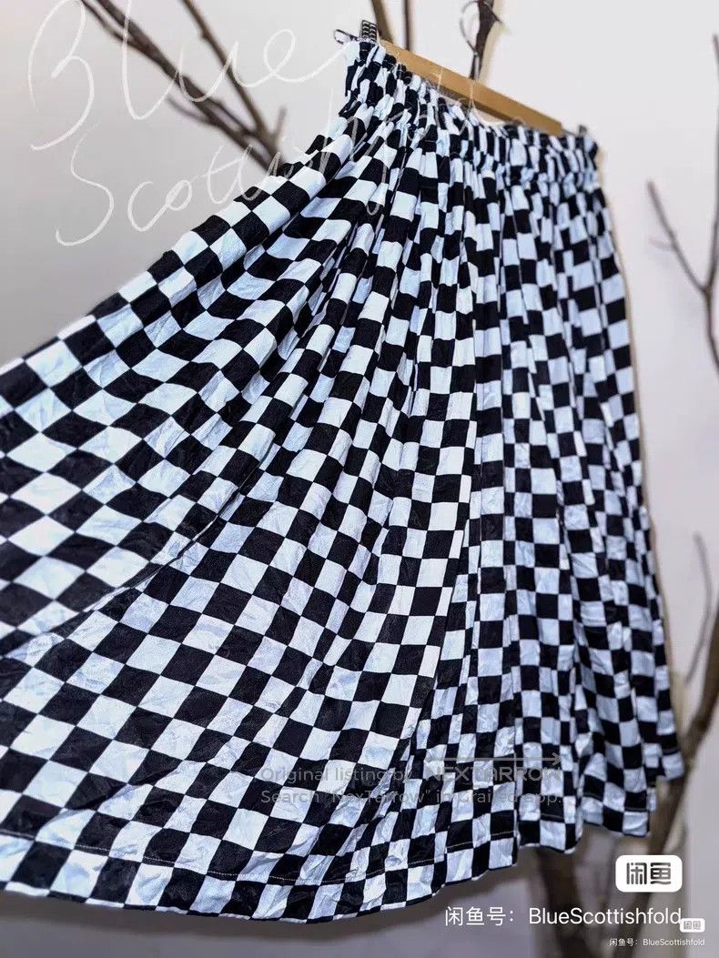 Comme des Garcons Comme Des Garcons size XS Main Line Checkered Skirt Size 23" - 2 Thumbnail