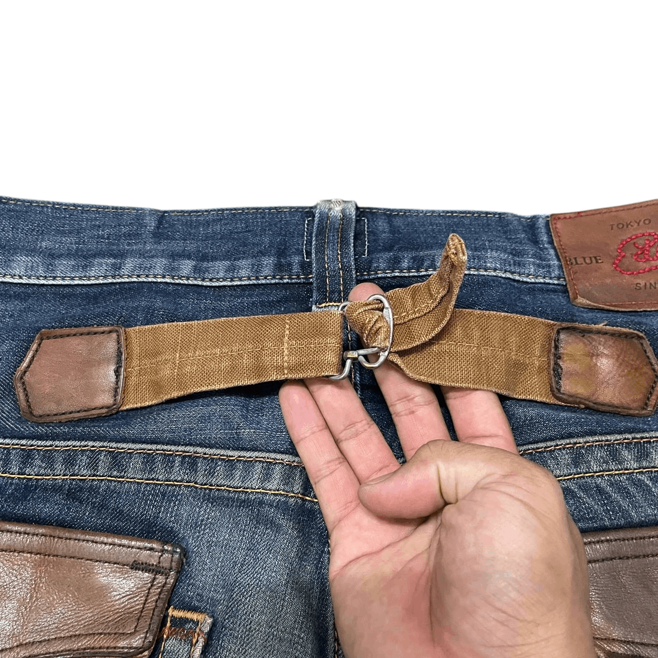 Edwin Vintage Edwin Blue Trip Flared Denim Jeans Size US 34 / EU 50 - 18 Thumbnail
