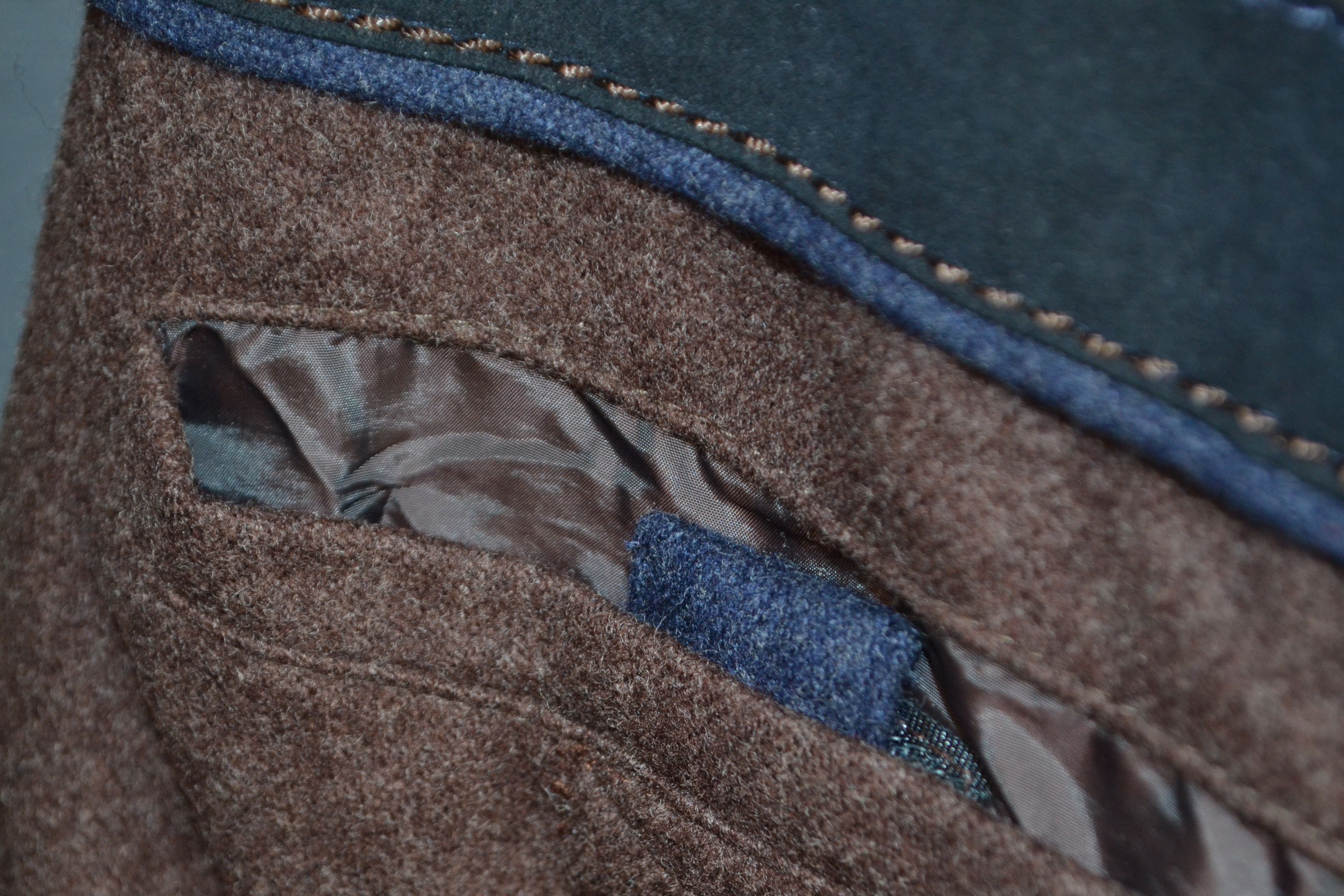 Paul & Shark Paul & Shark Bretagne Ribbed Knit Jacket Wool Leather Sydney Size US XL / EU 56 / 4 - 14 Thumbnail