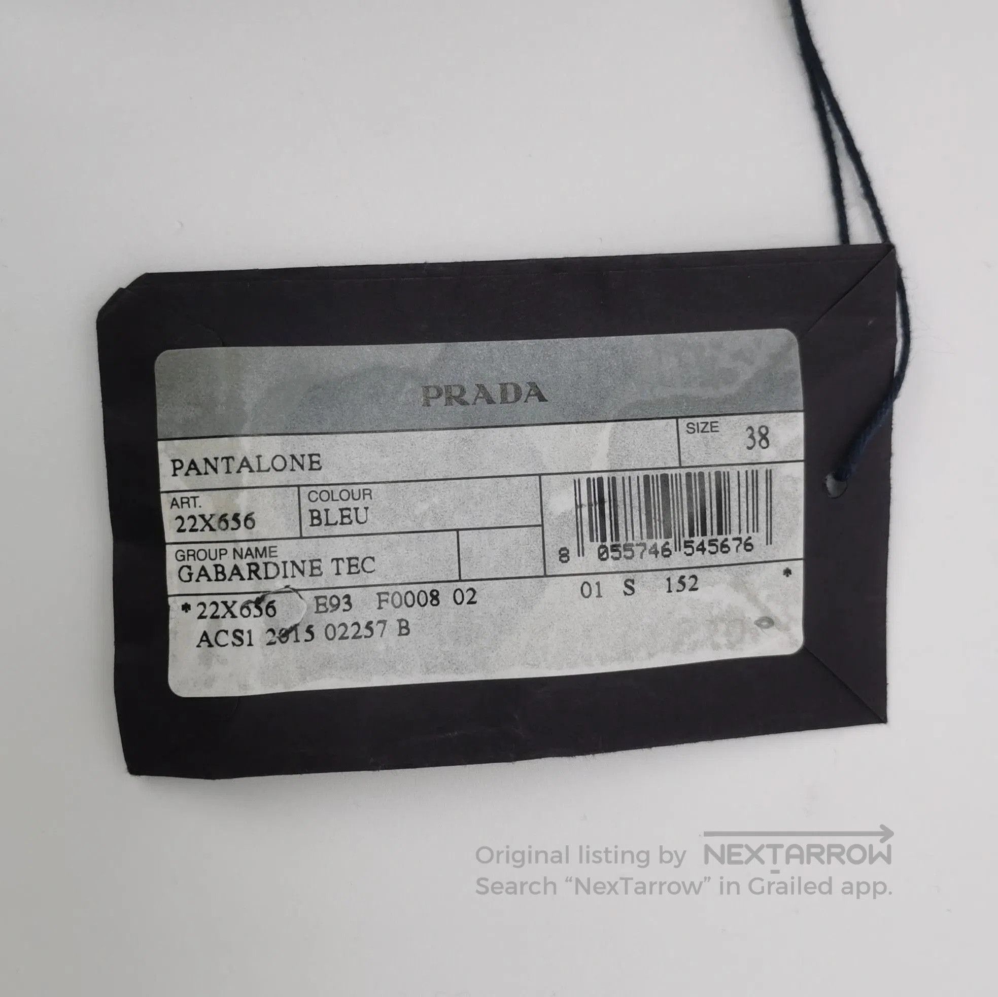 Prada Prada Black Straight. Size 37" - 5 Thumbnail