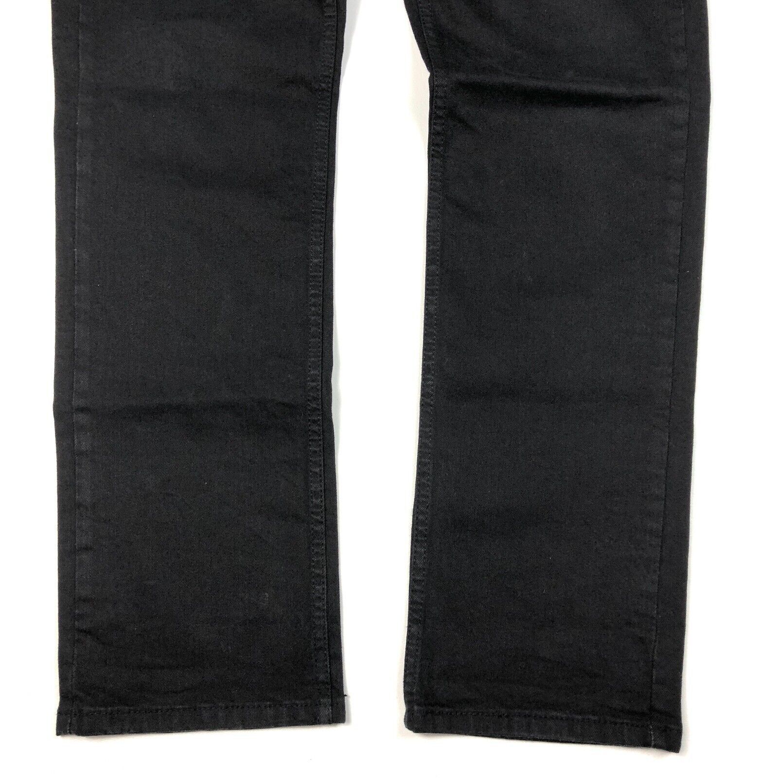 Levi's × True Religion Levi's 514 Black Denim Jeans Pants Size 30x30 Casual Mens B4 Size US 30 / EU 46 - 2 Thumbnail
