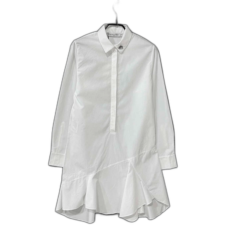 Dior Dior Bee Embellished Shirt Dress Size XS / US 0-2 / IT 36-38 - 1 Thumbnail