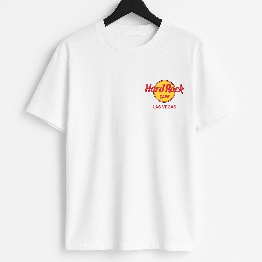 Hard Rock Cafe Vintage Hard Rock Cafe Las Vegas Graphic T-Shirt | 90s White Size US L / EU 52-54 / 3 - 2 Thumbnail
