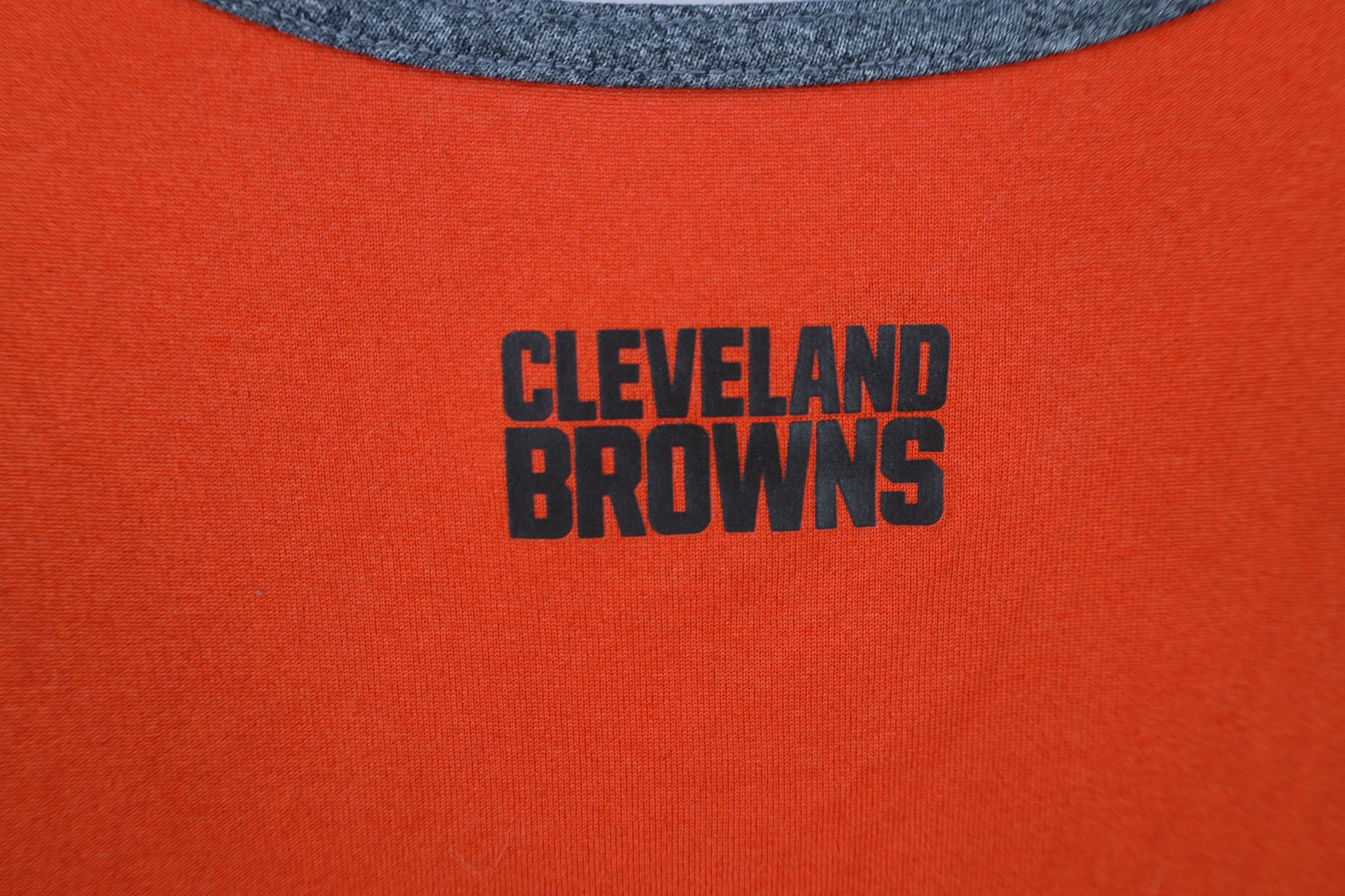 Nike × Vintage Nike Cleveland Browns Football Tank Top T-Shirt Heather Gray Size US L / EU 52-54 / 3 - 10 Thumbnail