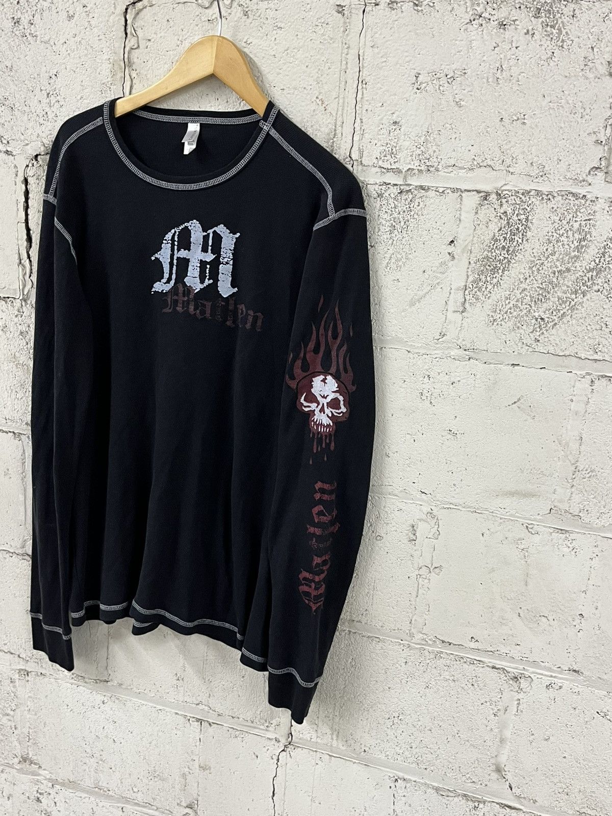 Affliction Y2k affliction style thermal grunge opium skater flames Size US XL / EU 56 / 4 - 4 Thumbnail