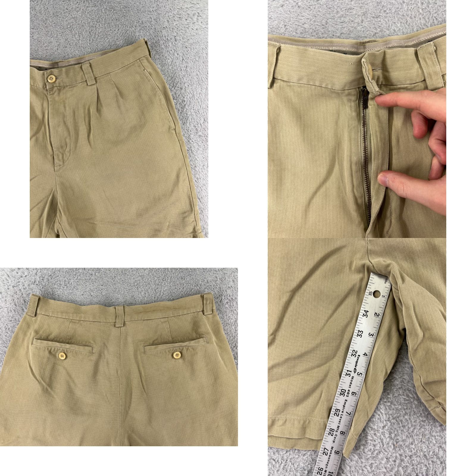 Tommy Bahama Tommy Bahama Shorts Men 32 Beige Silk Pleated RELAX Beach Vacation Resort Golf Size US 32 / EU 48 - 8 Thumbnail