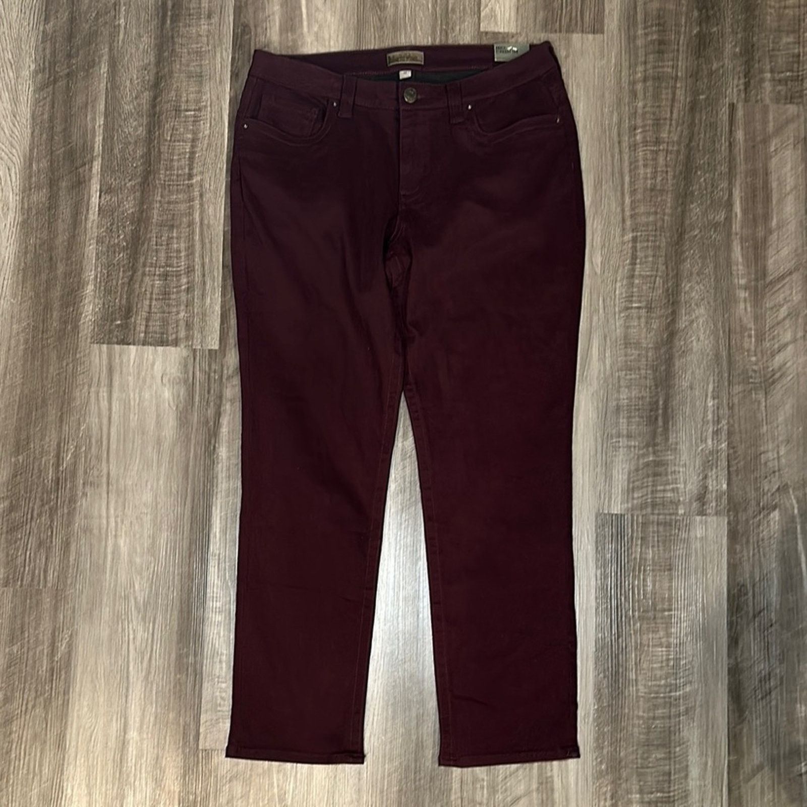Other Kut From the Kloth Stevie Straight Leg Ankle Pant Jeans - 12 Size 34" / US 12 / IT 48 - 1 Thumbnail
