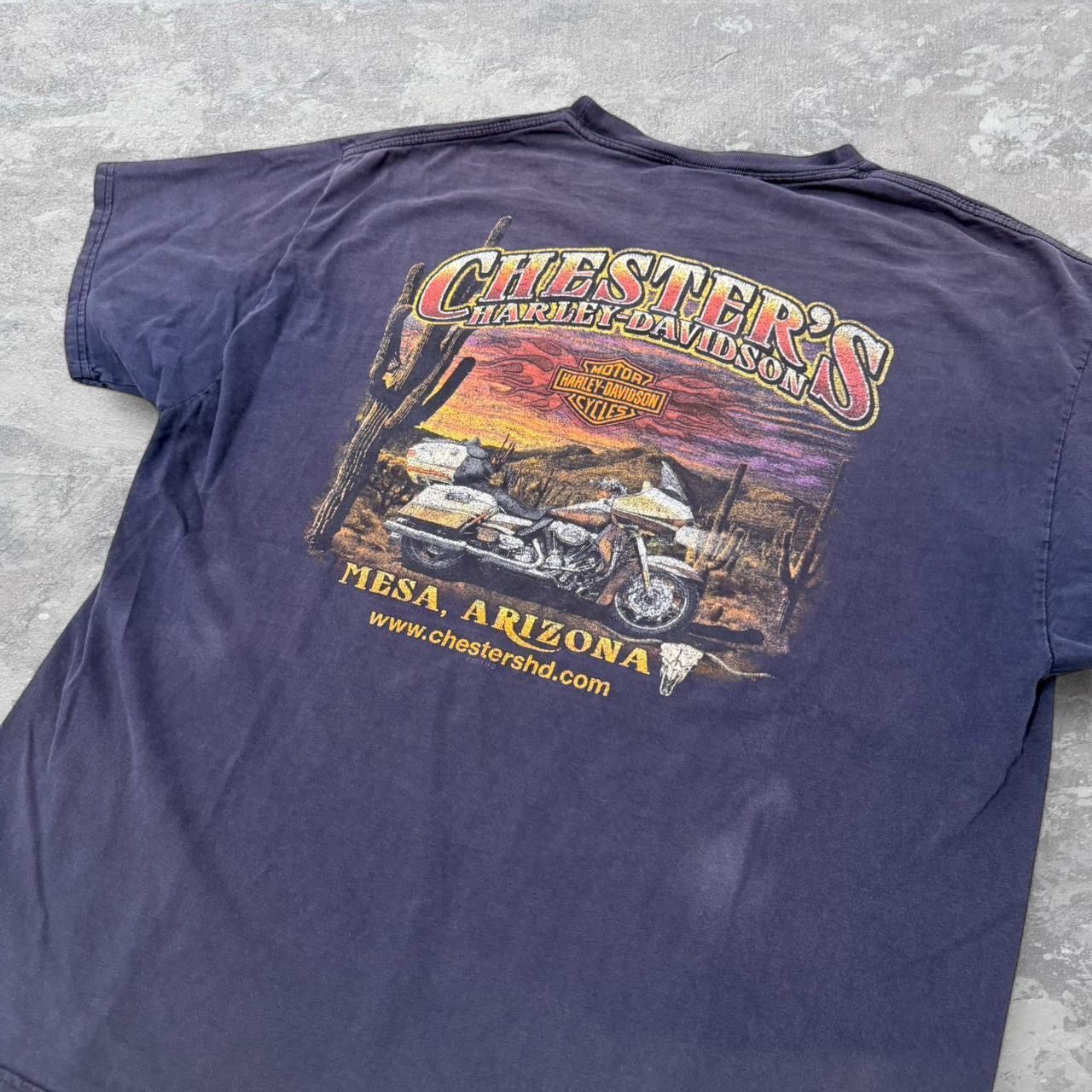 Harley Davidson Vintage faded harley davidson t shirt Size US XL / EU 56 / 4 - 4 Thumbnail