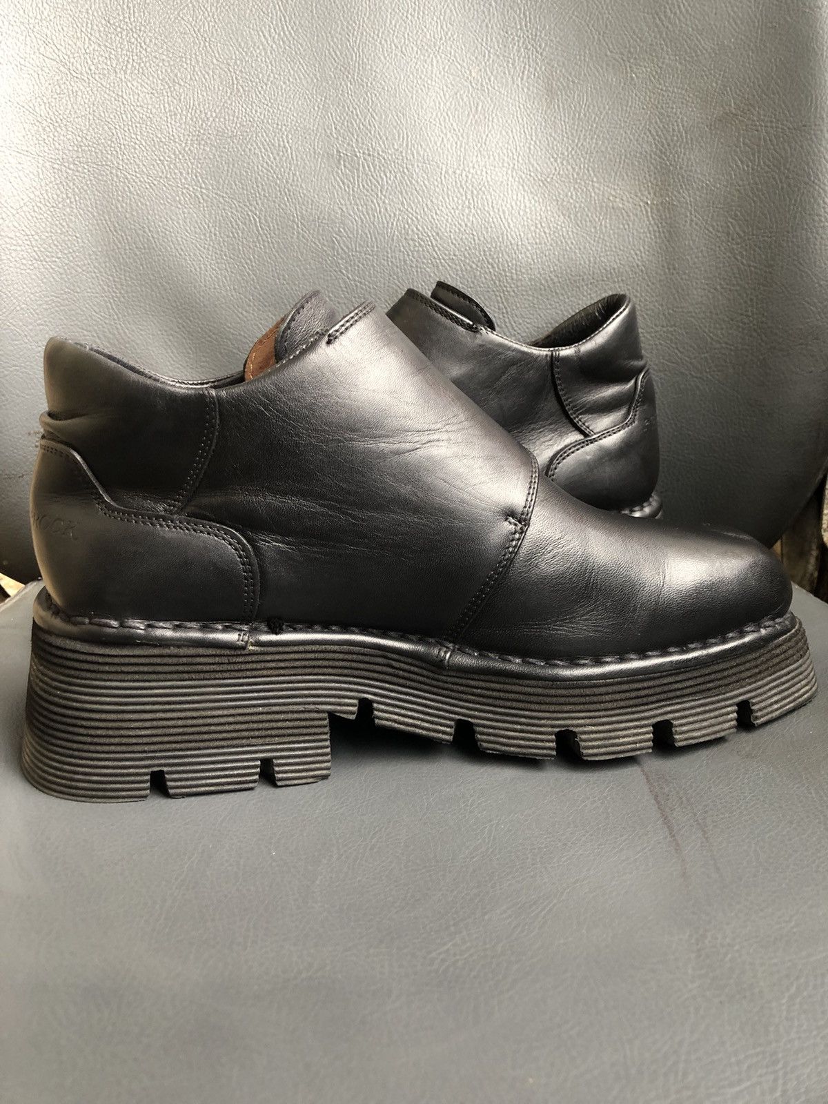 New Rock New Rock Black Leather Women’s Shoes Size 39 Made In 🇪🇸 Size US 8.5 / IT 38.5 - 5 Thumbnail