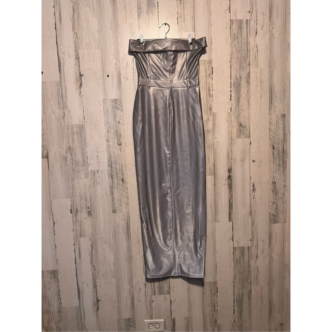 Other Fashion nova Put In Work Reflective Maxi Dress - Silver Size M / US 6-8 / IT 42-44 - 11 Thumbnail