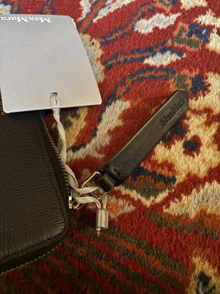 Max Mara Black leather Max Mara clutch Size ONE SIZE - 5 Thumbnail