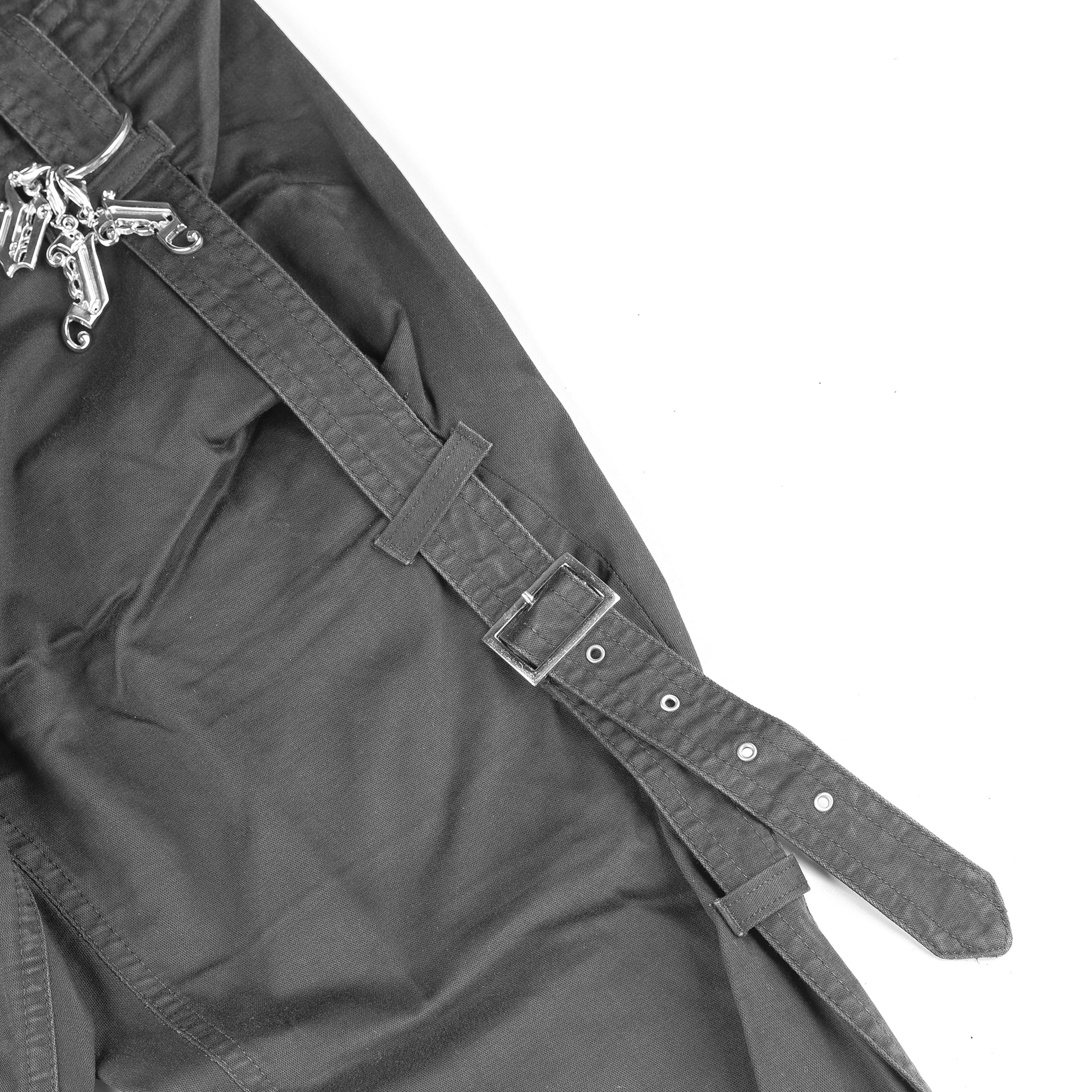 Versace Jeans Couture Versace Jeans Couture Black Capri Bondage Vintage Pants (XS) Size 27" / US 4 / IT 40 - 5 Thumbnail