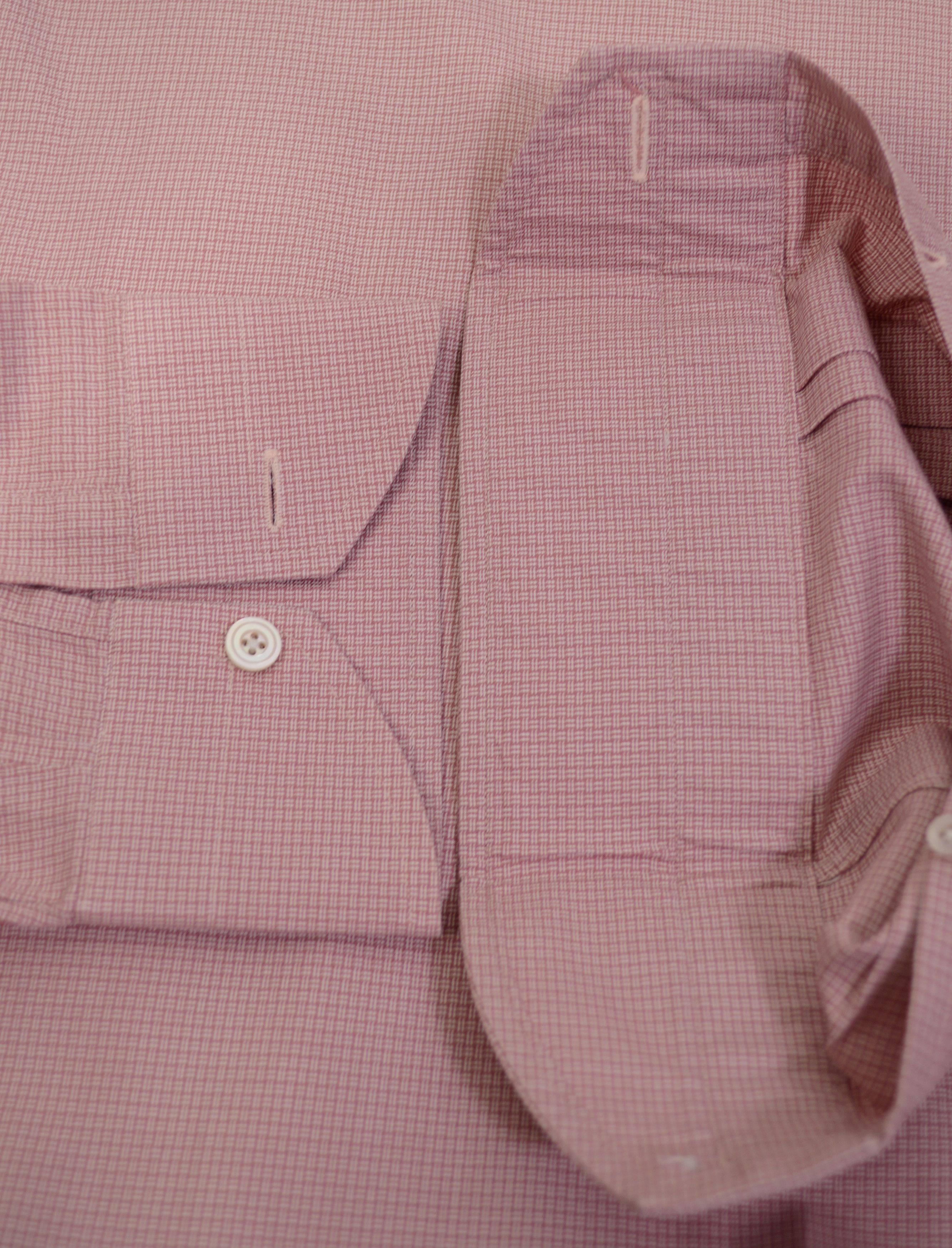 Tom Ford MTO Amazing Men's Tom Ford Shirt 48 Pink Cotton Italy Size US XXL / EU 58 / 5 - 6 Thumbnail