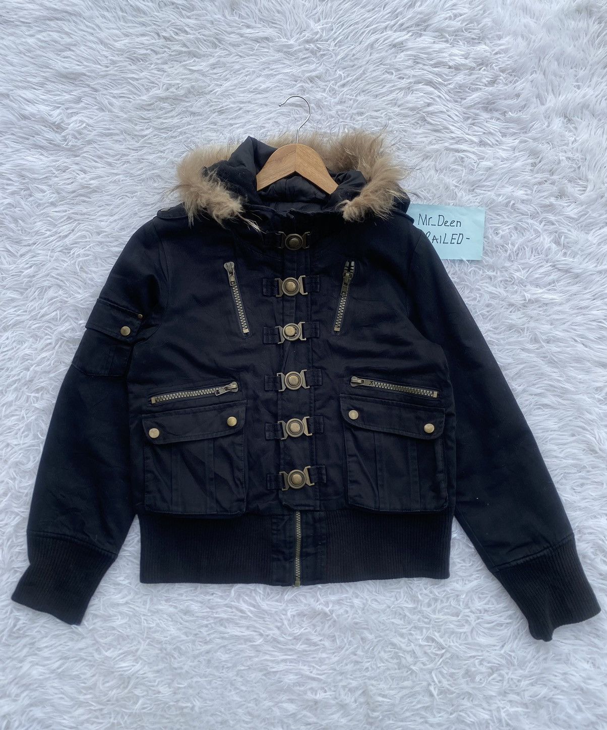 Japanese Brand Rare Rote Rose Japanese Brand Furry Jacket Size US S / EU 44-46 / 1 - 1 Thumbnail