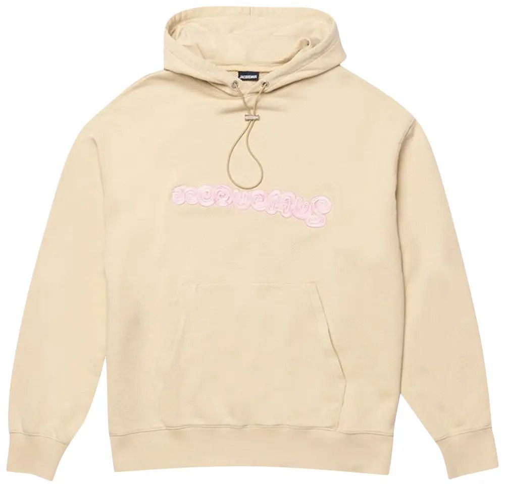 Jacquemus o1mle0625 La Logo Sweatshirt Hoodie in Beige Size US M / EU 48-50 / 2 - 1 Preview
