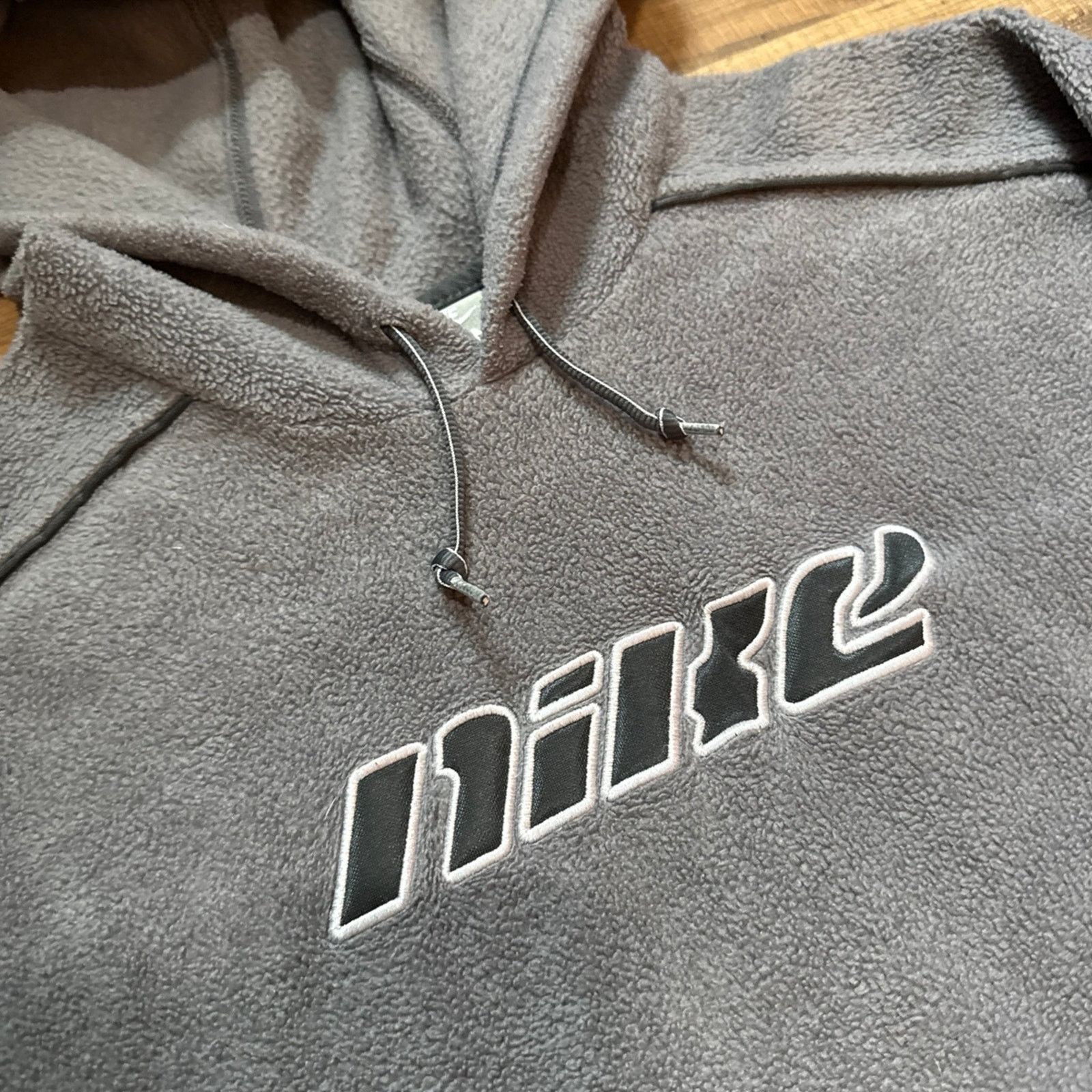 Nike Y2K Nike Spell Out Fleece Hoodie Sweatshirt Size US M / EU 48-50 / 2 - 3 Thumbnail