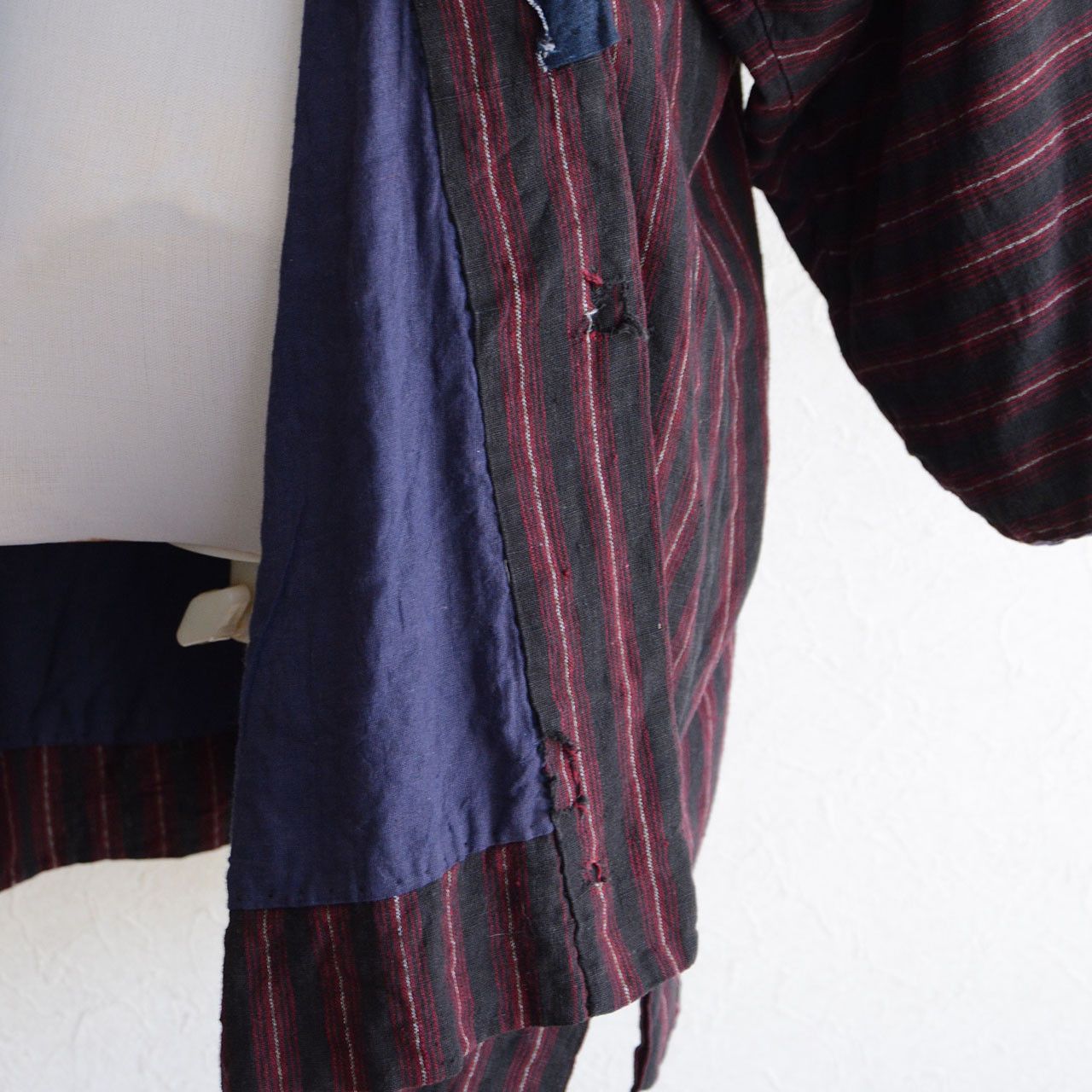 Other Japanese Noragi Jacket Cotton Indigo Collar Japan Vintage Size L / US 10 / IT 46 - 9 Thumbnail