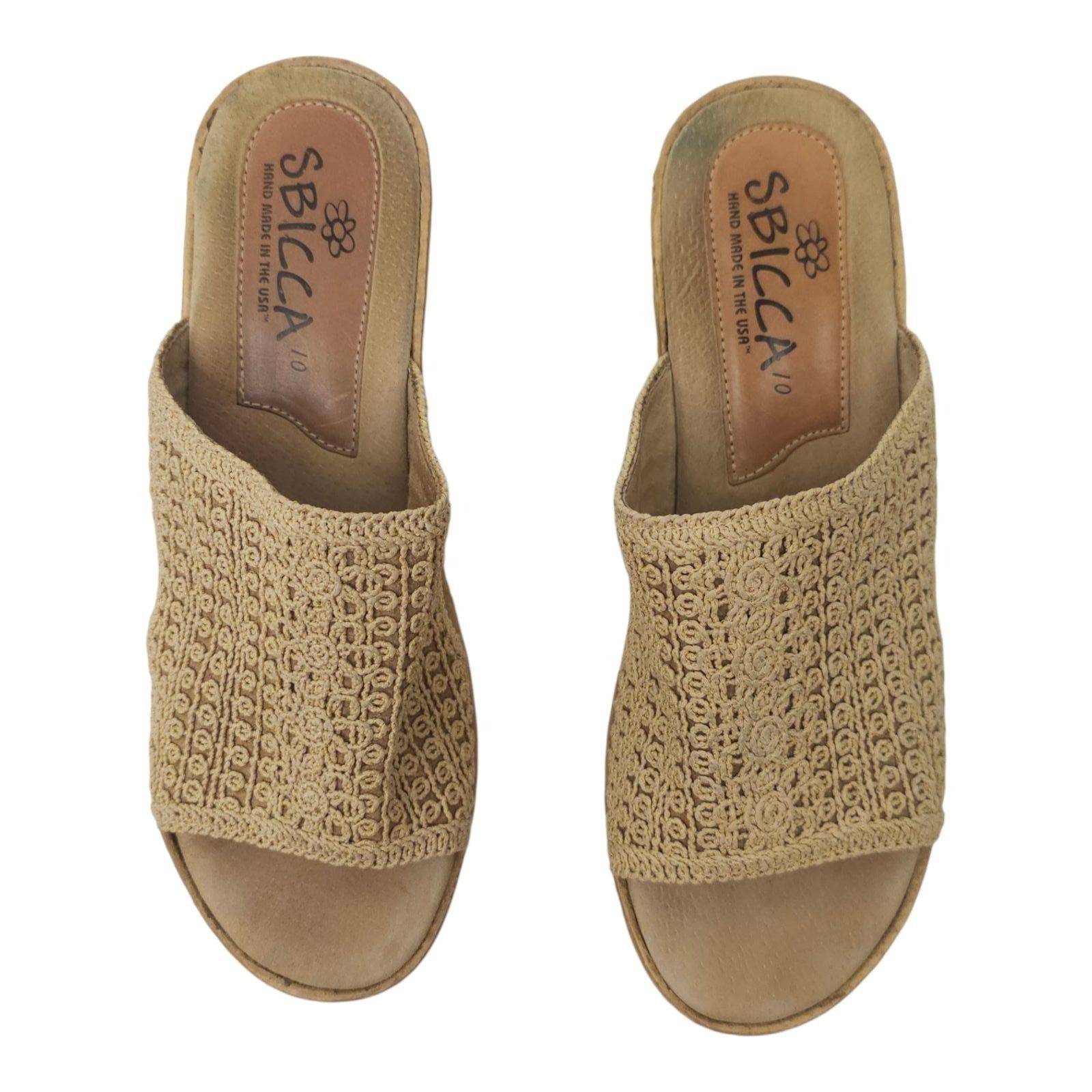 Other Sbicca Platform Wedge Slide Sandal 10 Espadrille Casual Slip Size US 10 / IT 40 - 7 Thumbnail