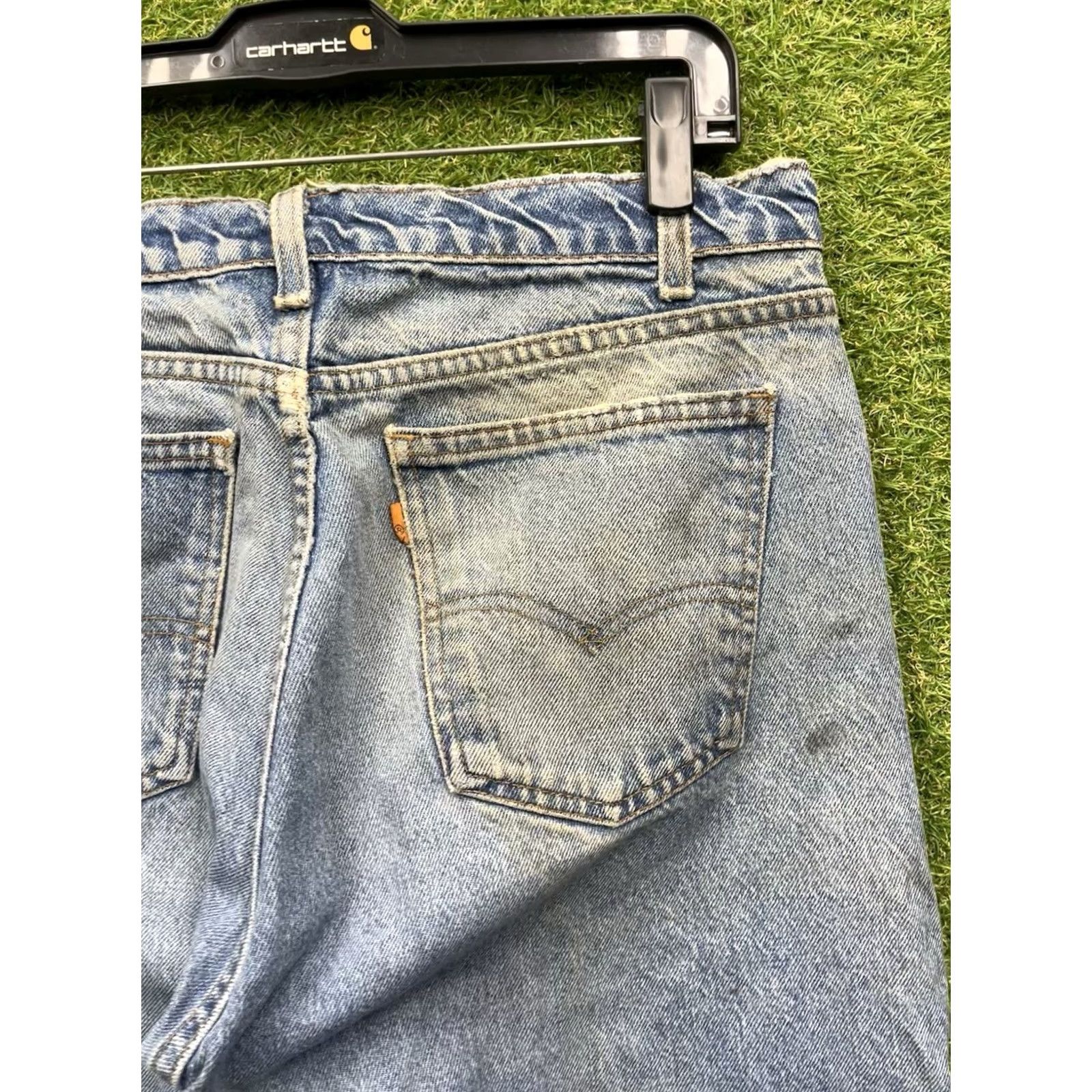Levi's VINTAGE Levi's 505 Jeans Mens 30x29 Regular Straight Denim Blue 90s Theme 5-Pocket Program Mens Size US 30 / EU 46 - 3 Thumbnail