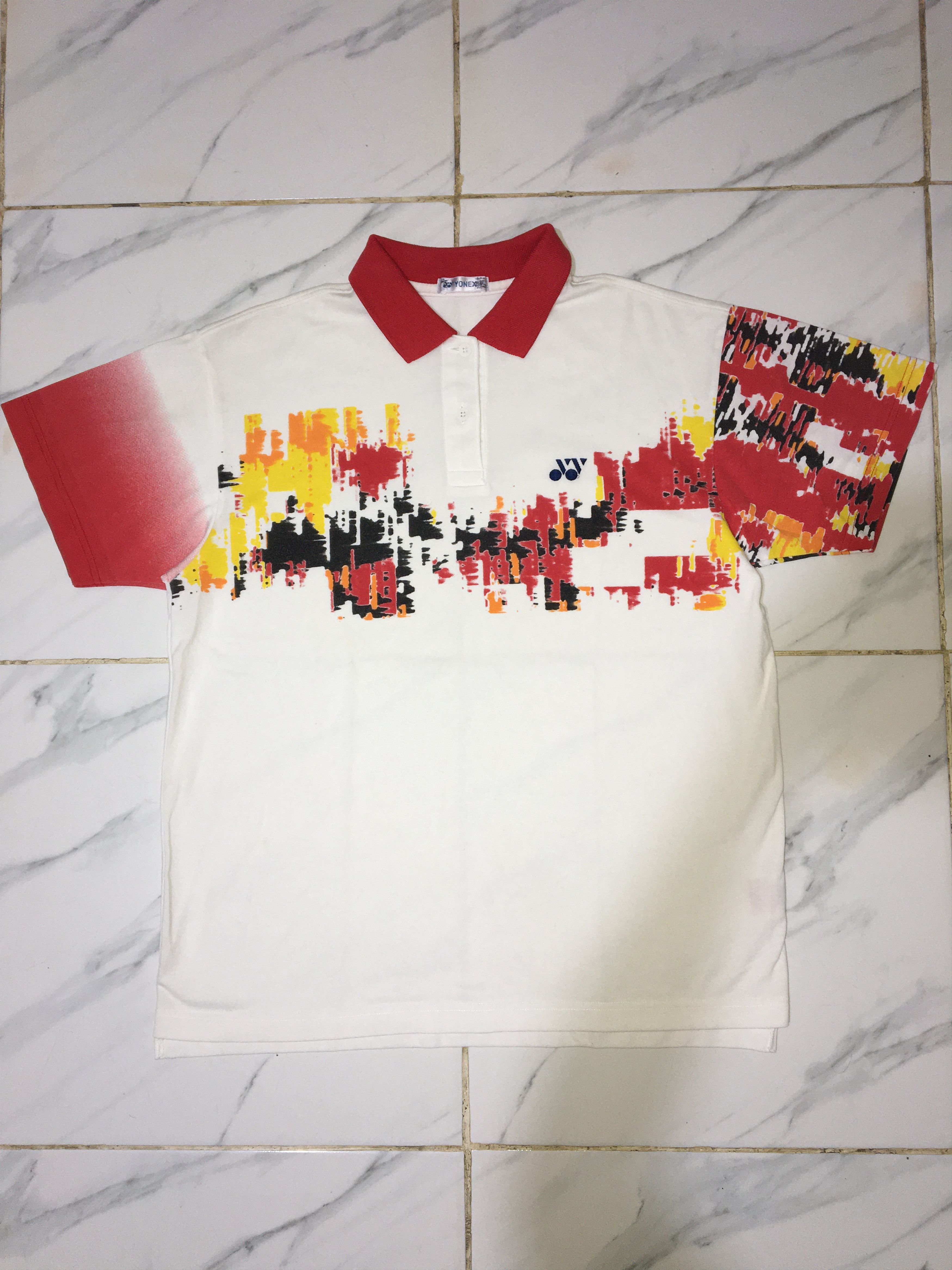 Vintage Vintage Polo Shirt Yonex Size US M / EU 48-50 / 2 - 1 Thumbnail