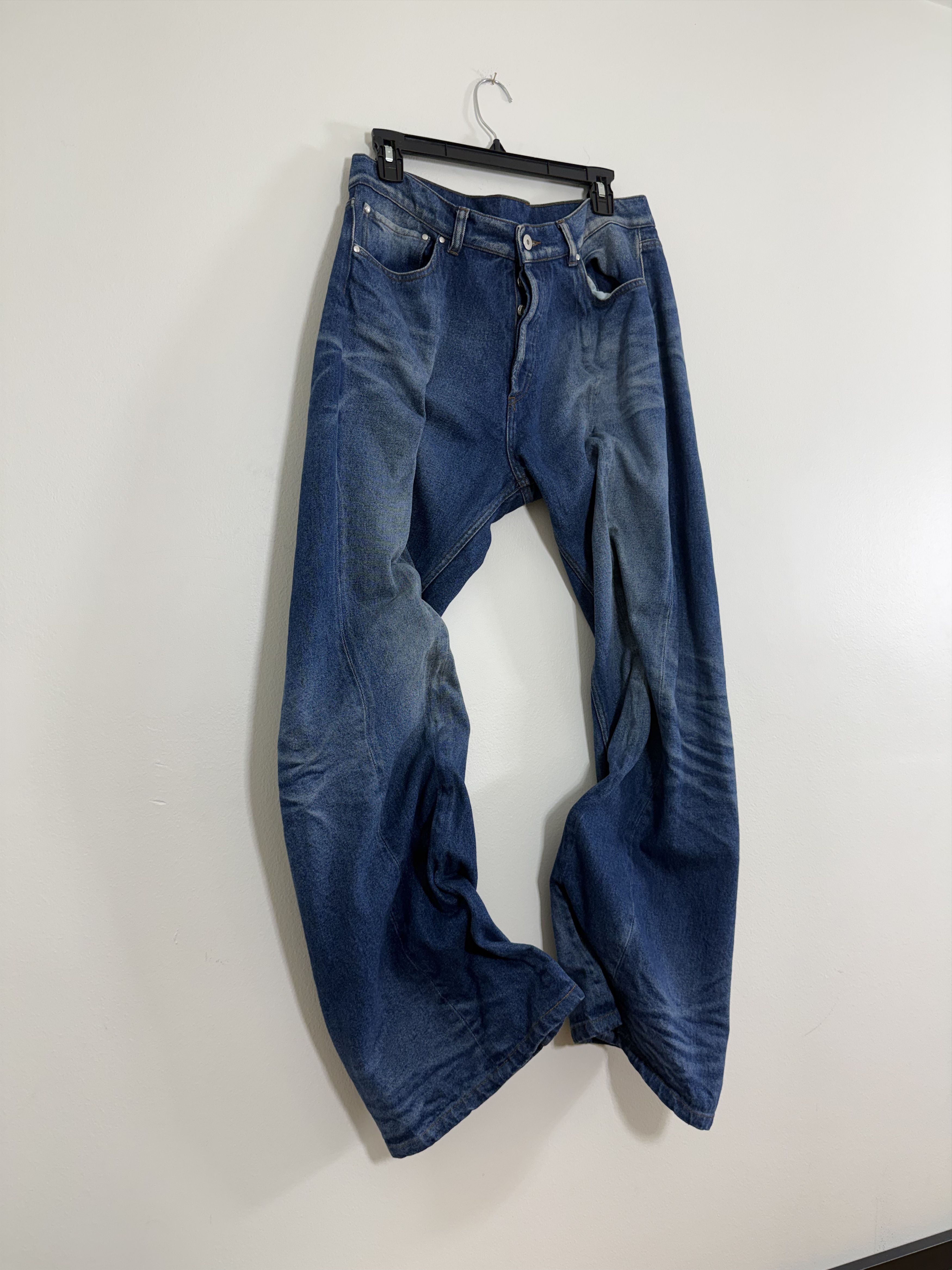 Y/Project Wired Blue Denim Jeans Size US 30 / EU 46 - 3 Thumbnail