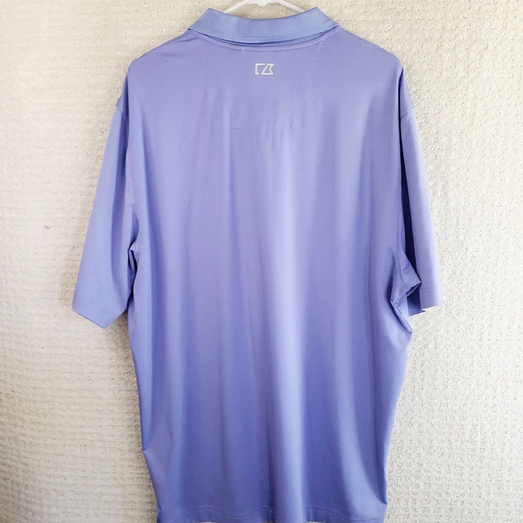 Cutter & Buck Cutter Buck Golf Polo Shirt Adult L Purple Short Sleeve Belfair Logo Mens Size US L / EU 52-54 / 3 - 7 Thumbnail